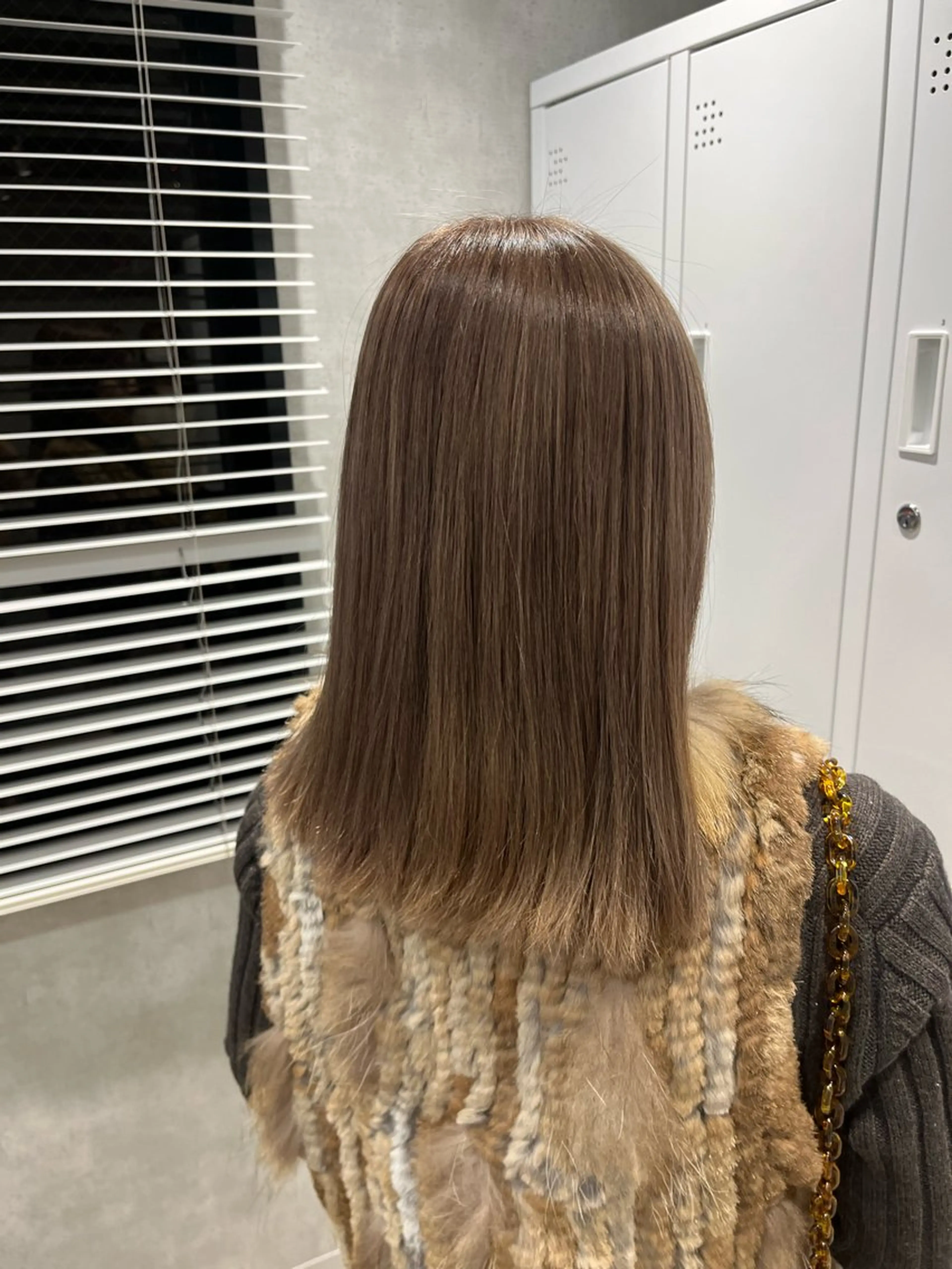 ミディアム ヘアカラー トリートメント Kawai Yuzukiのヘアスタイル