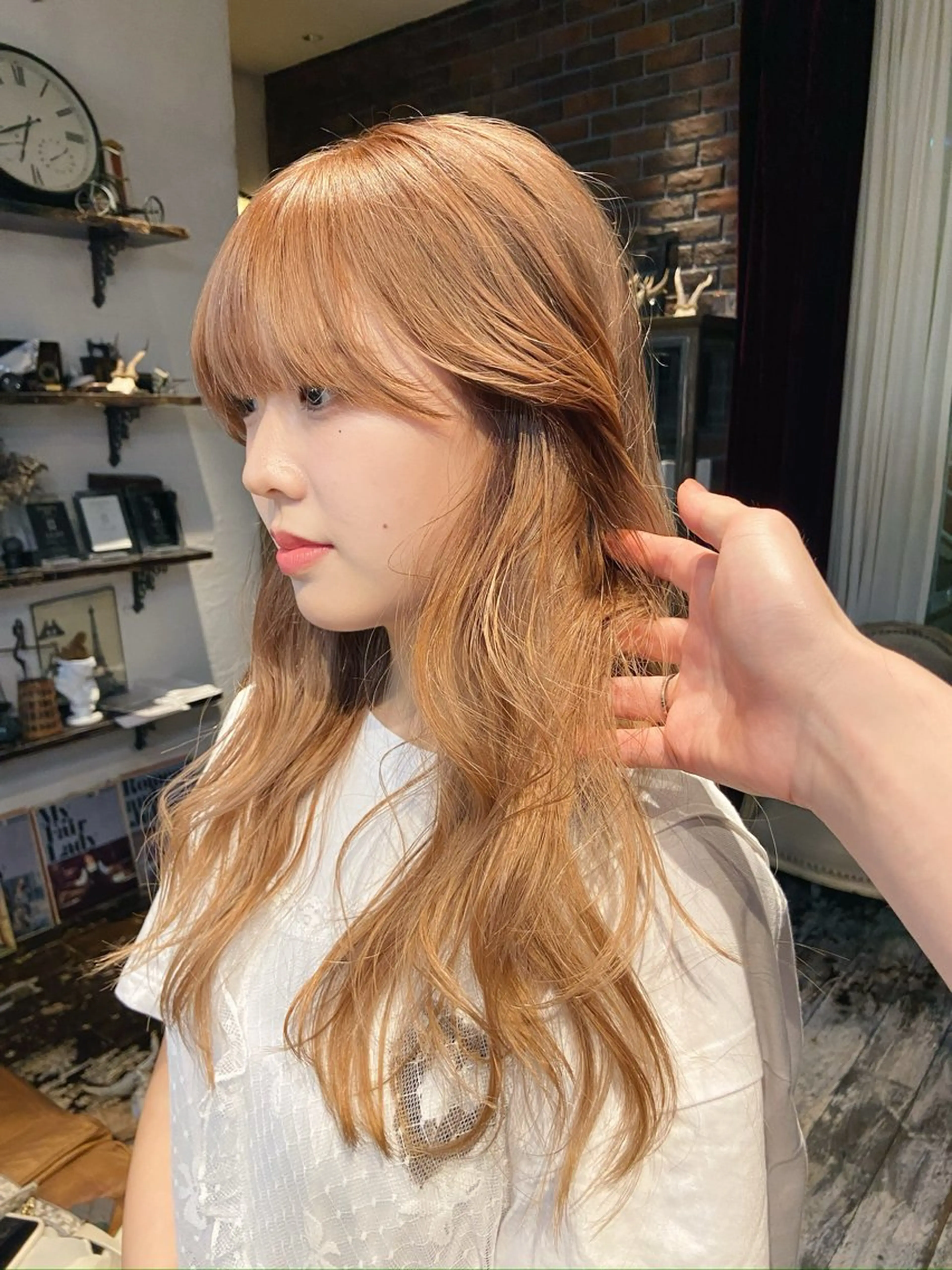 カラー ベージュカラー ブリーチ rikuto カラー/パーマのヘアスタイル