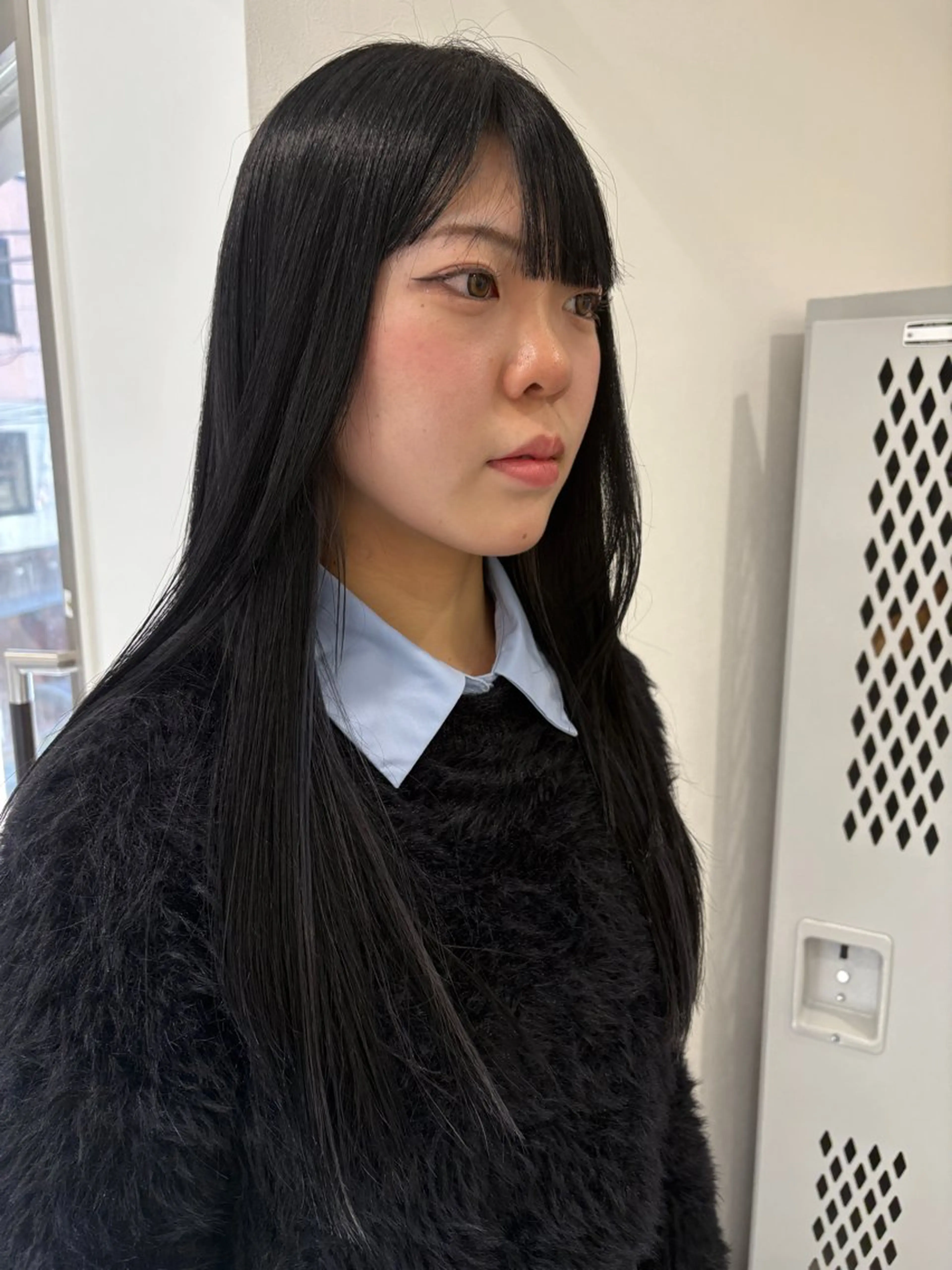 ロング カラー ヘアアレンジ ブリーチ ケアブリーチ ボブ 韓国風ヘア レイヤーカット ヘアカラー トリートメント 💝似合わせカット& カラーＵｒｕｎａ💝のヘアスタイル