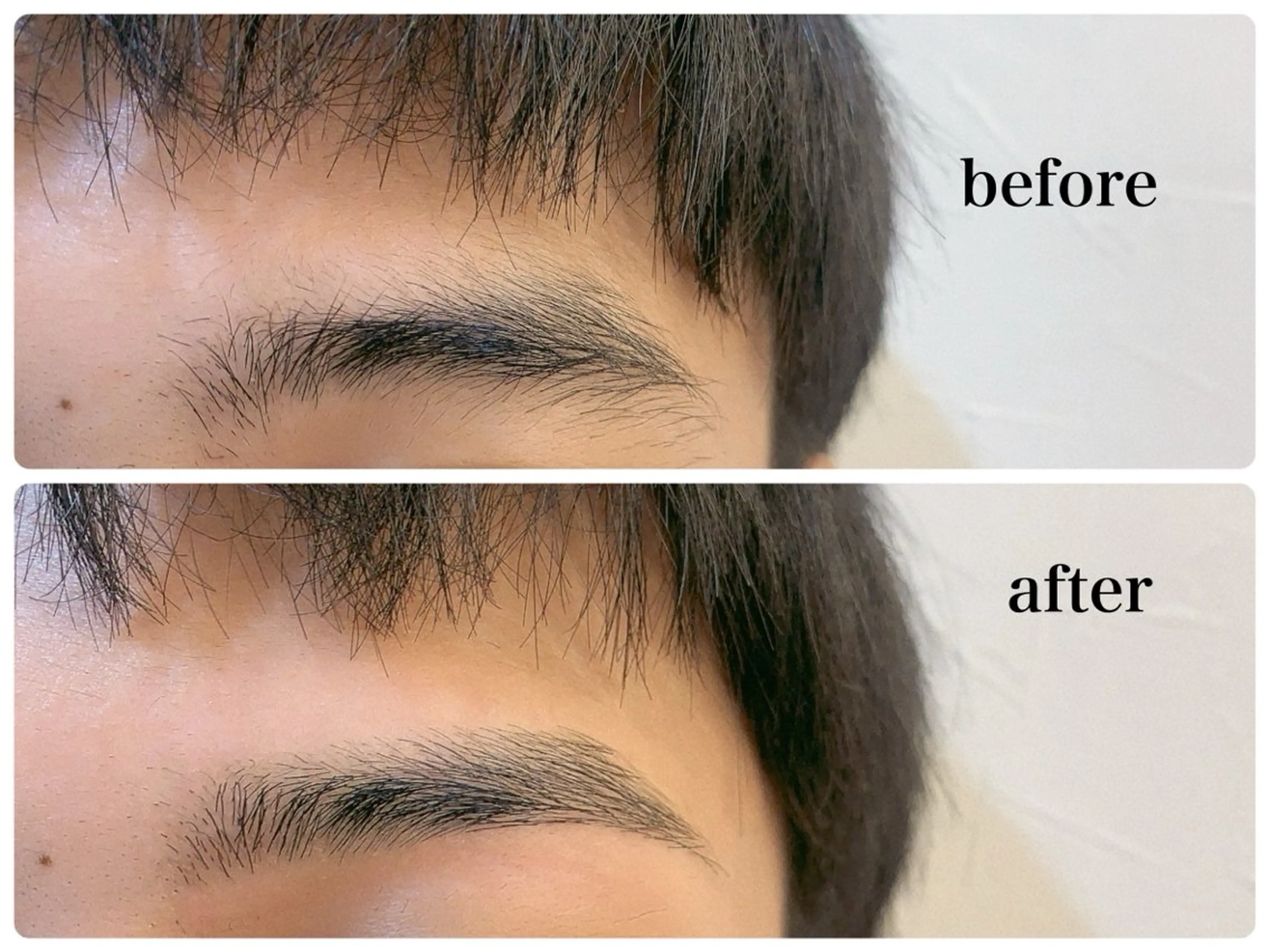 メンズ アイブロウ 眉毛ワックス脱毛 れんれん ❤︎のマツエク・マツパデザイン