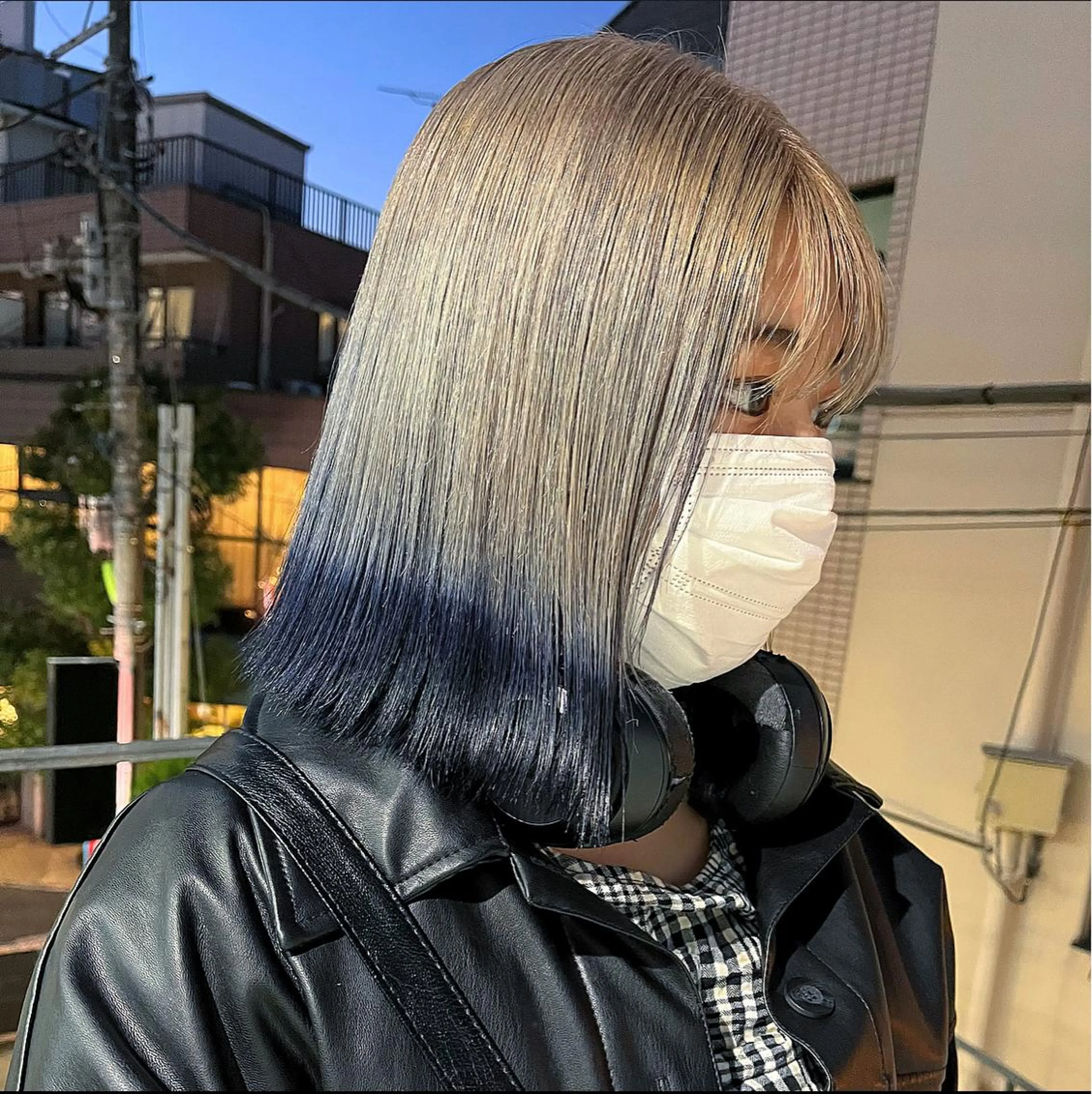 ショート ヘアアレンジ ボブハイトーン🦖 デザインMAMIのヘアスタイル