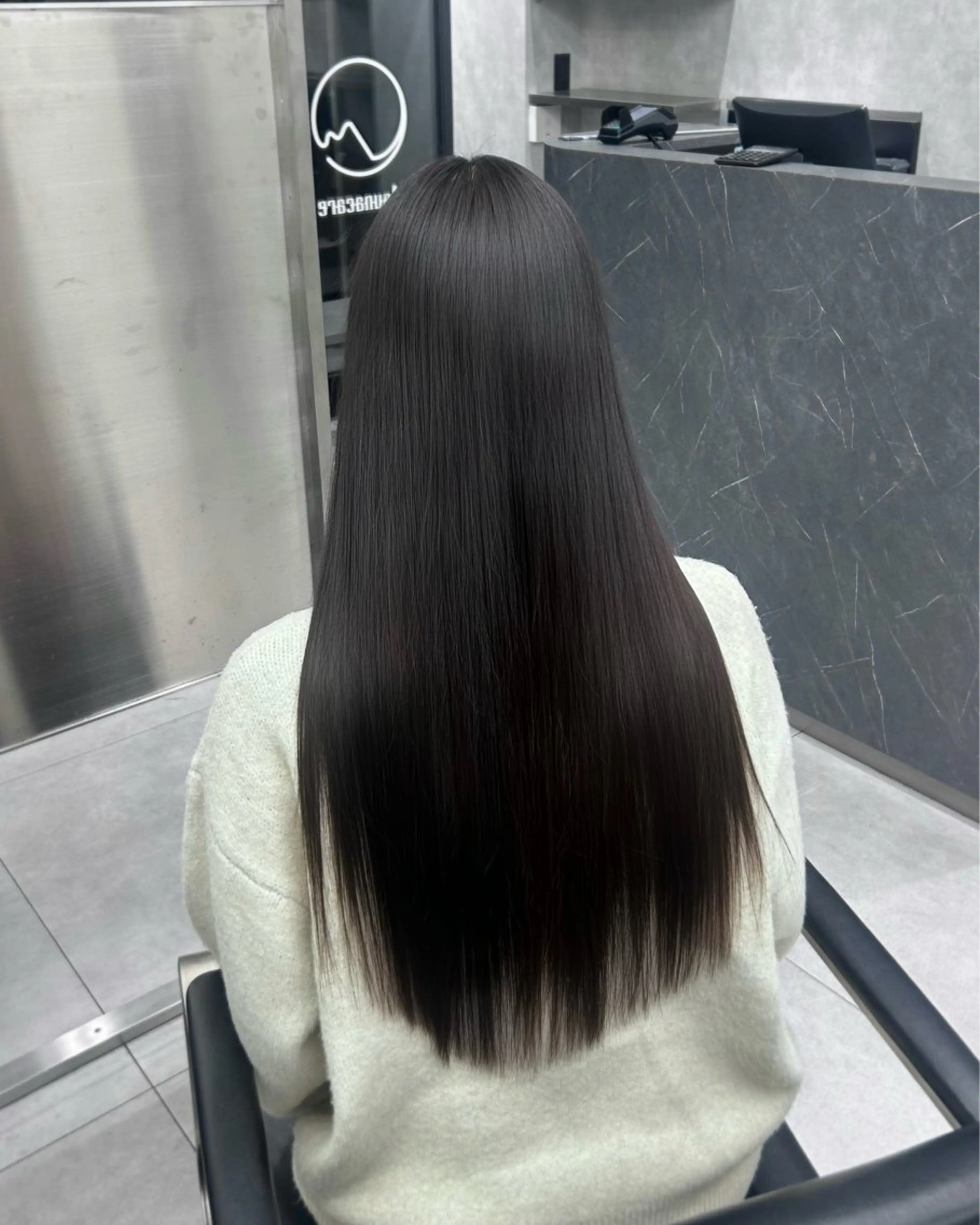 ロング 髪質改善 トリートメント カット ヘアカラー トリートメント 大人レイヤー/艶髪 🇺🇸TOMONAのヘアスタイル