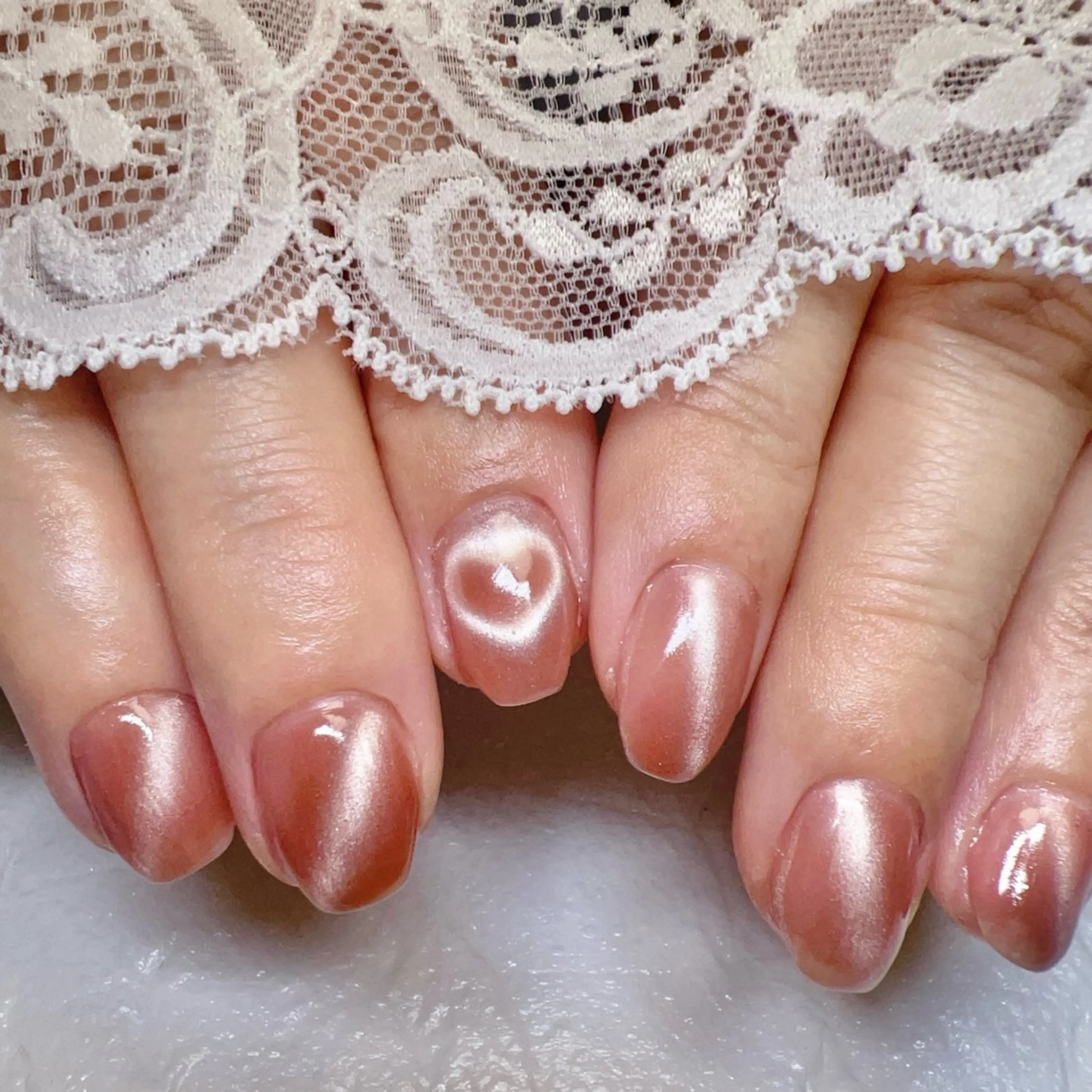 🖐️マグネットネイル✨ 付替え4週間以内オフ無料以降¥1100他店¥2200の写真