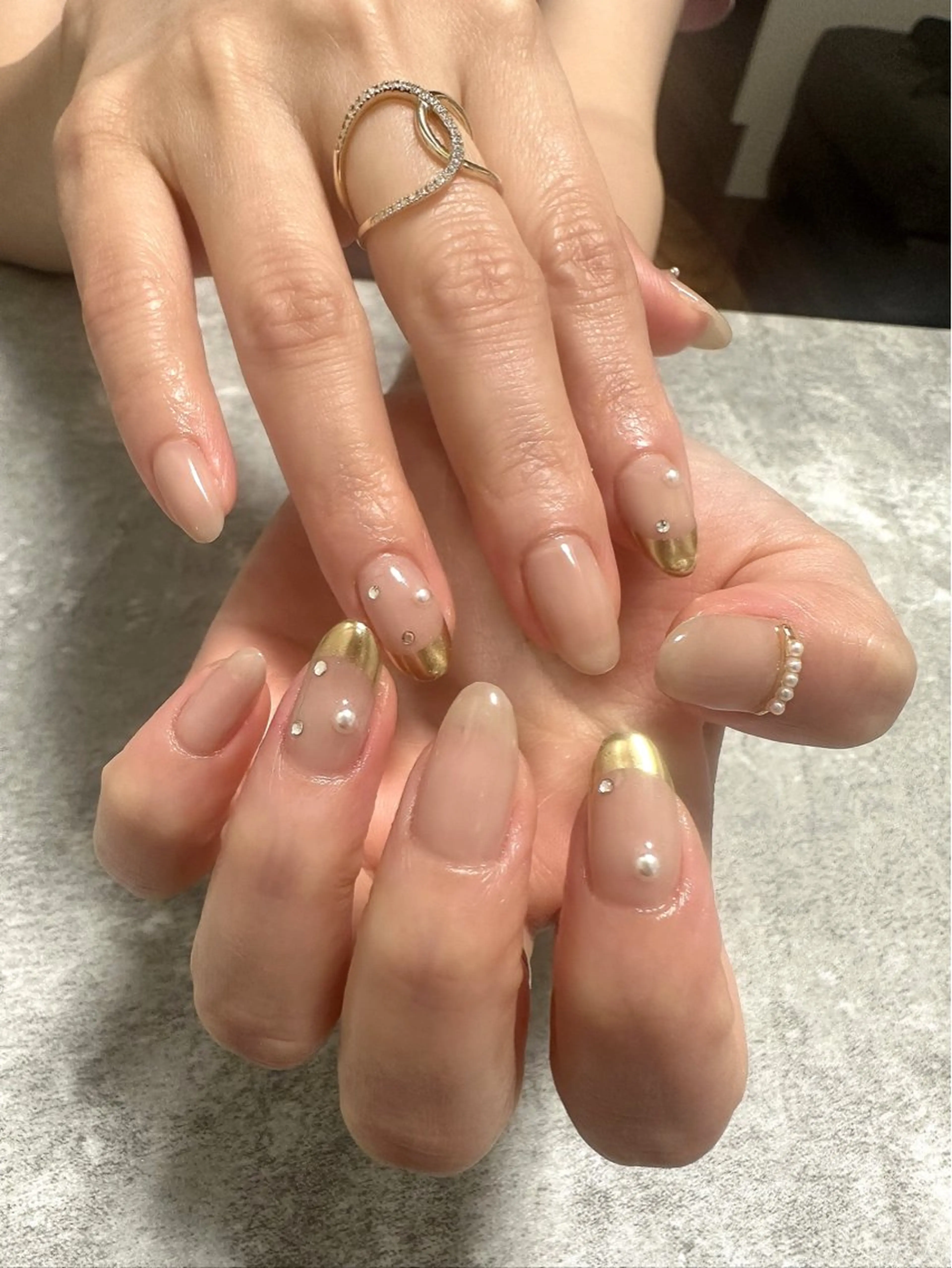 ネイル 持ち込み ブライダルネイル ハンドネイル nail campのネイルデザイン