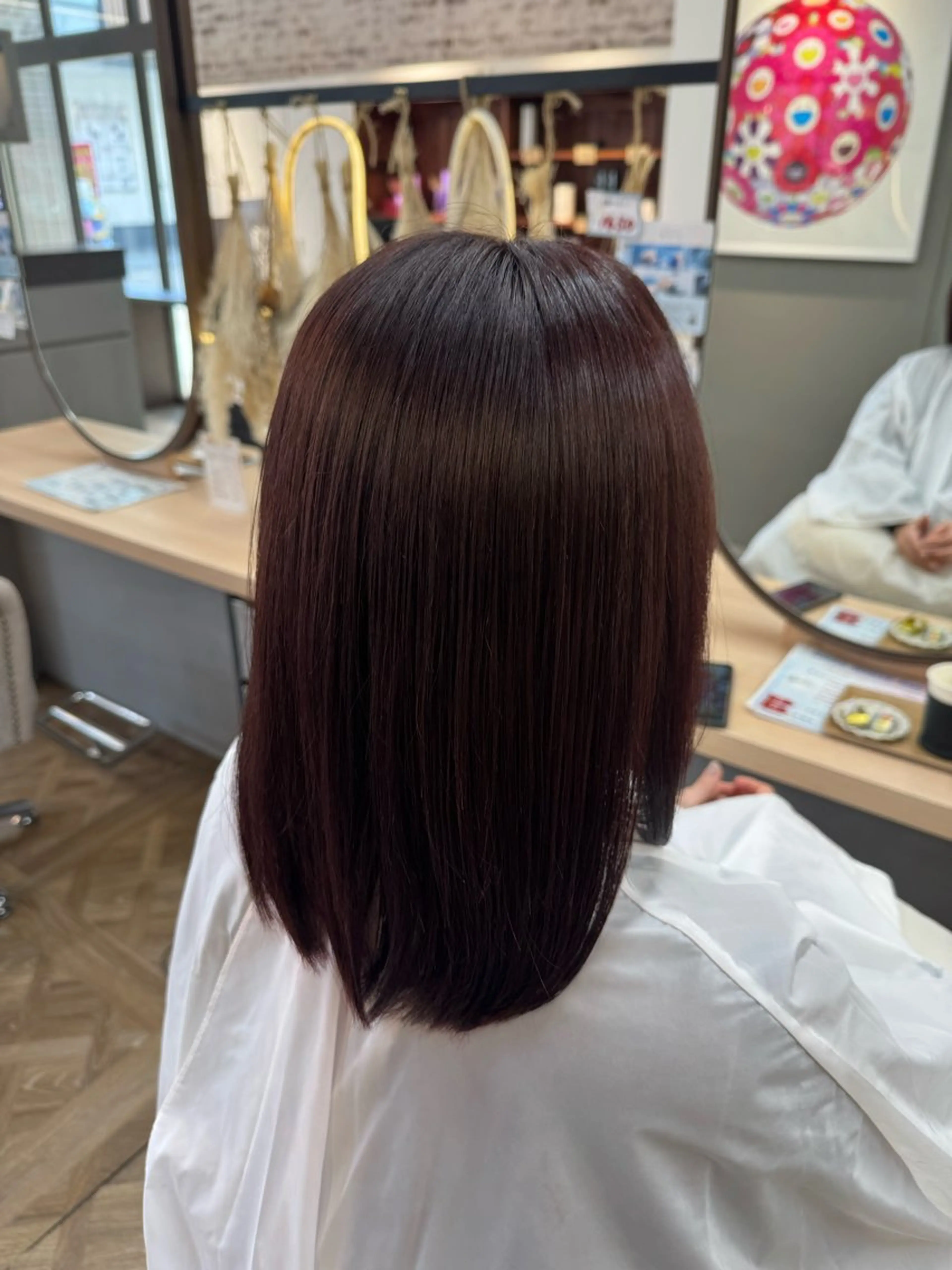 ミディアム カラー ヘアカラー Ayaka 福岡美容師のヘアスタイル