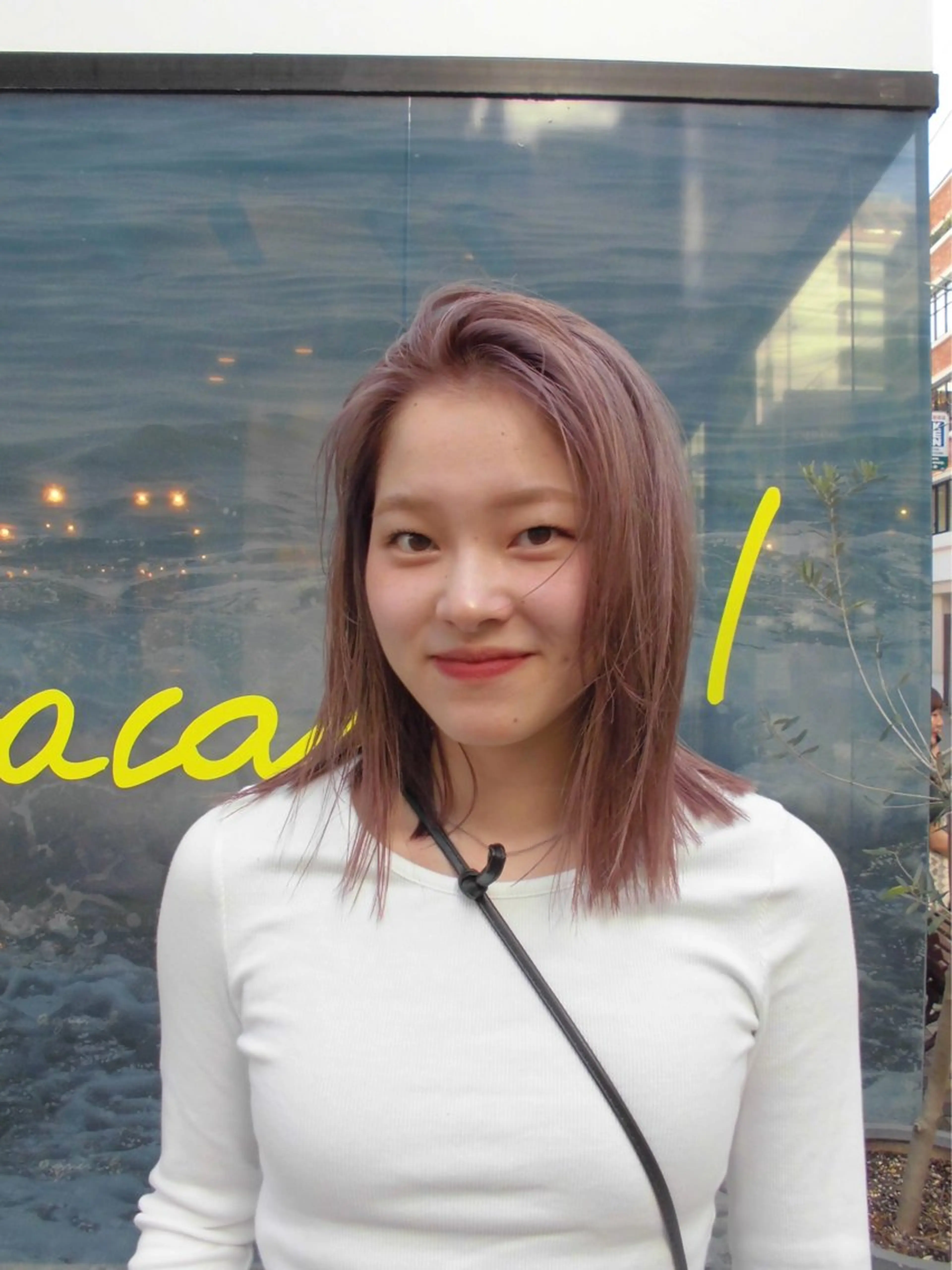 ミディアム カラー ヘアアレンジ ヘアカラー トリートメント ヘッドスパ marino マリノのヘアスタイル