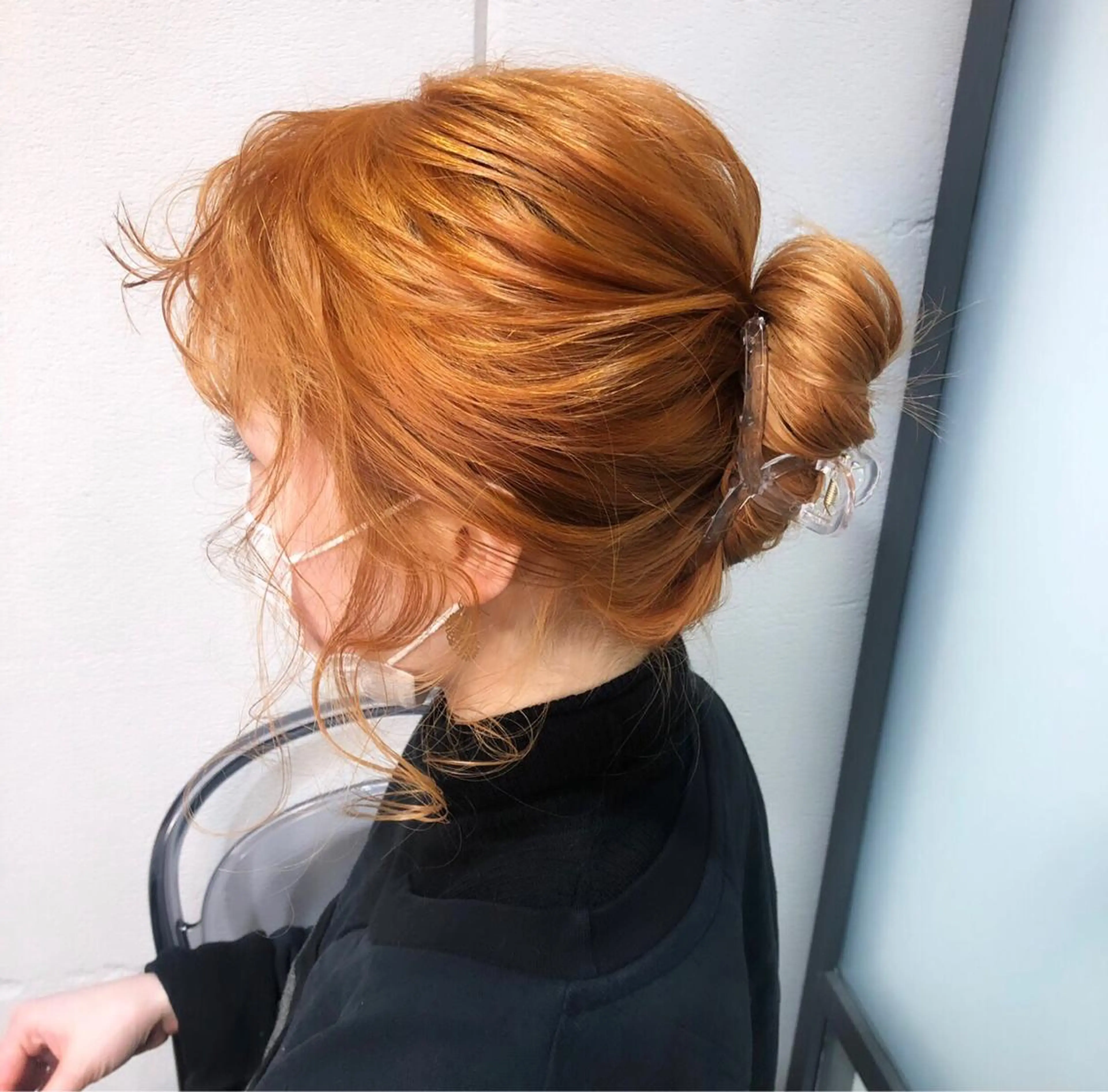 セミロング カラー ヘアアレンジ 関谷 あいみのヘアスタイル