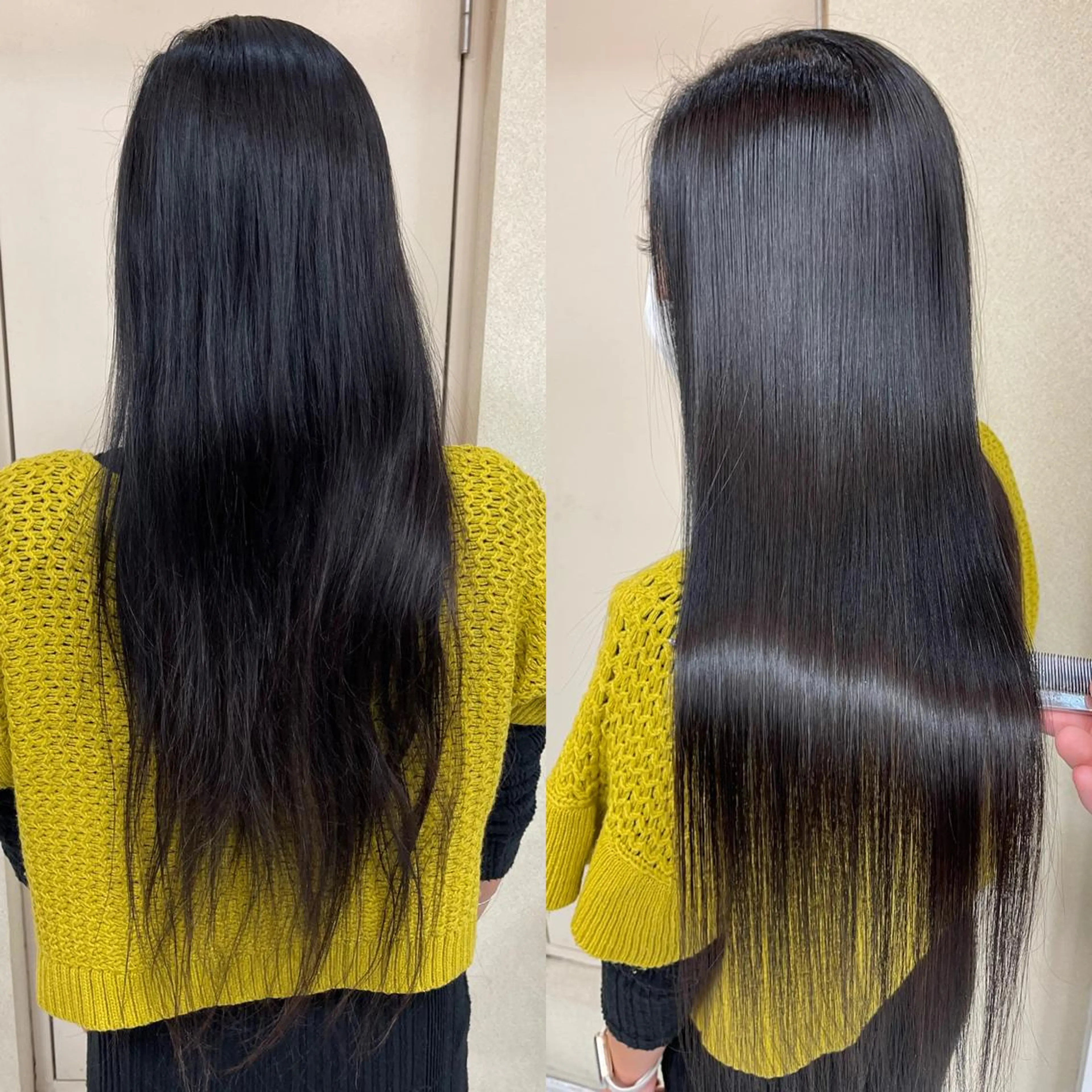 ロング パーマ 縮毛矯正 トリートメント 髪質改善/縮毛矯正 /ブリーチ矯正/岡部のヘアスタイル