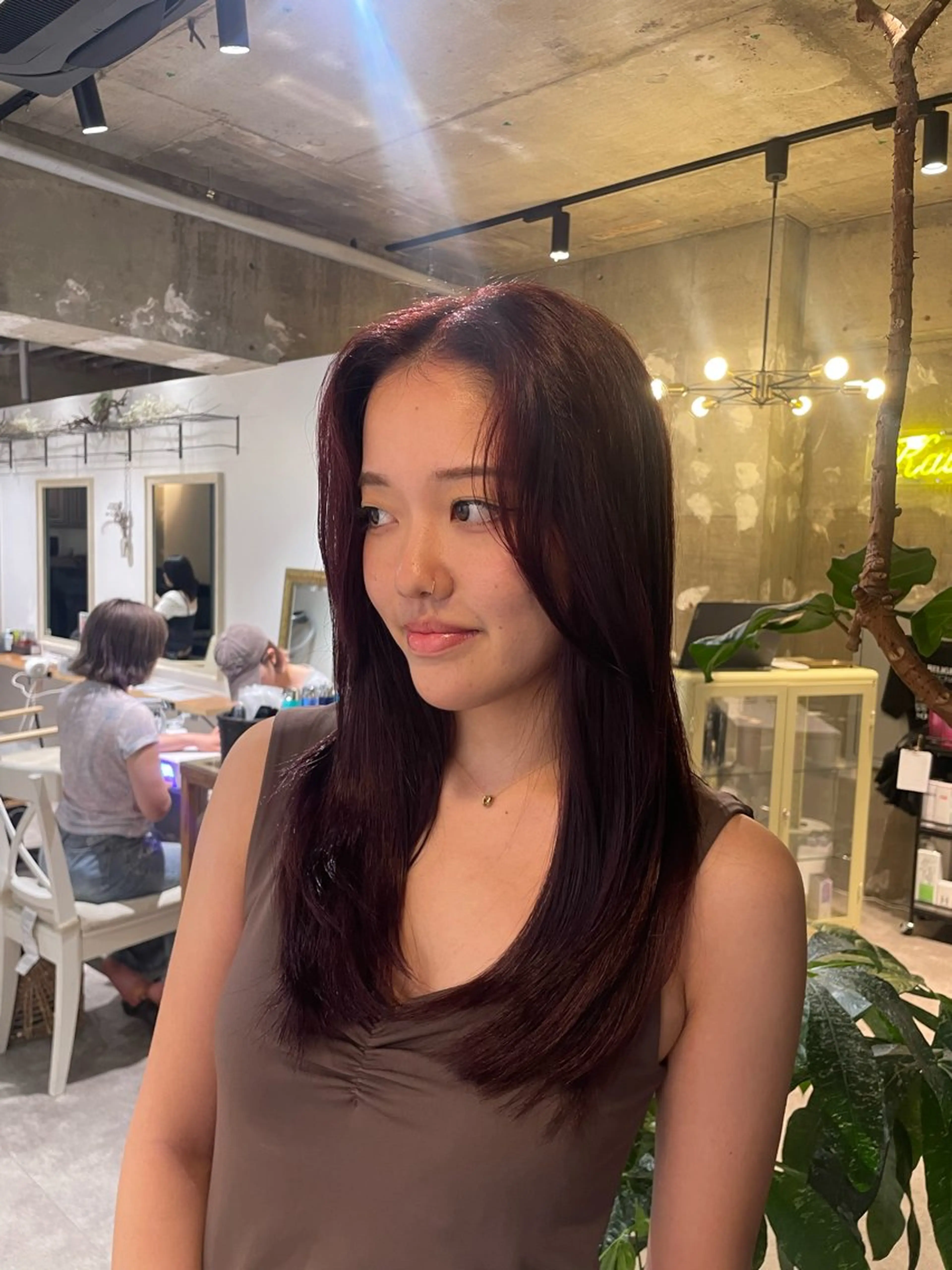 ロング カラー ヘアカラー トリートメント 透明感カラー/ 花恋🎀♡のヘアスタイル
