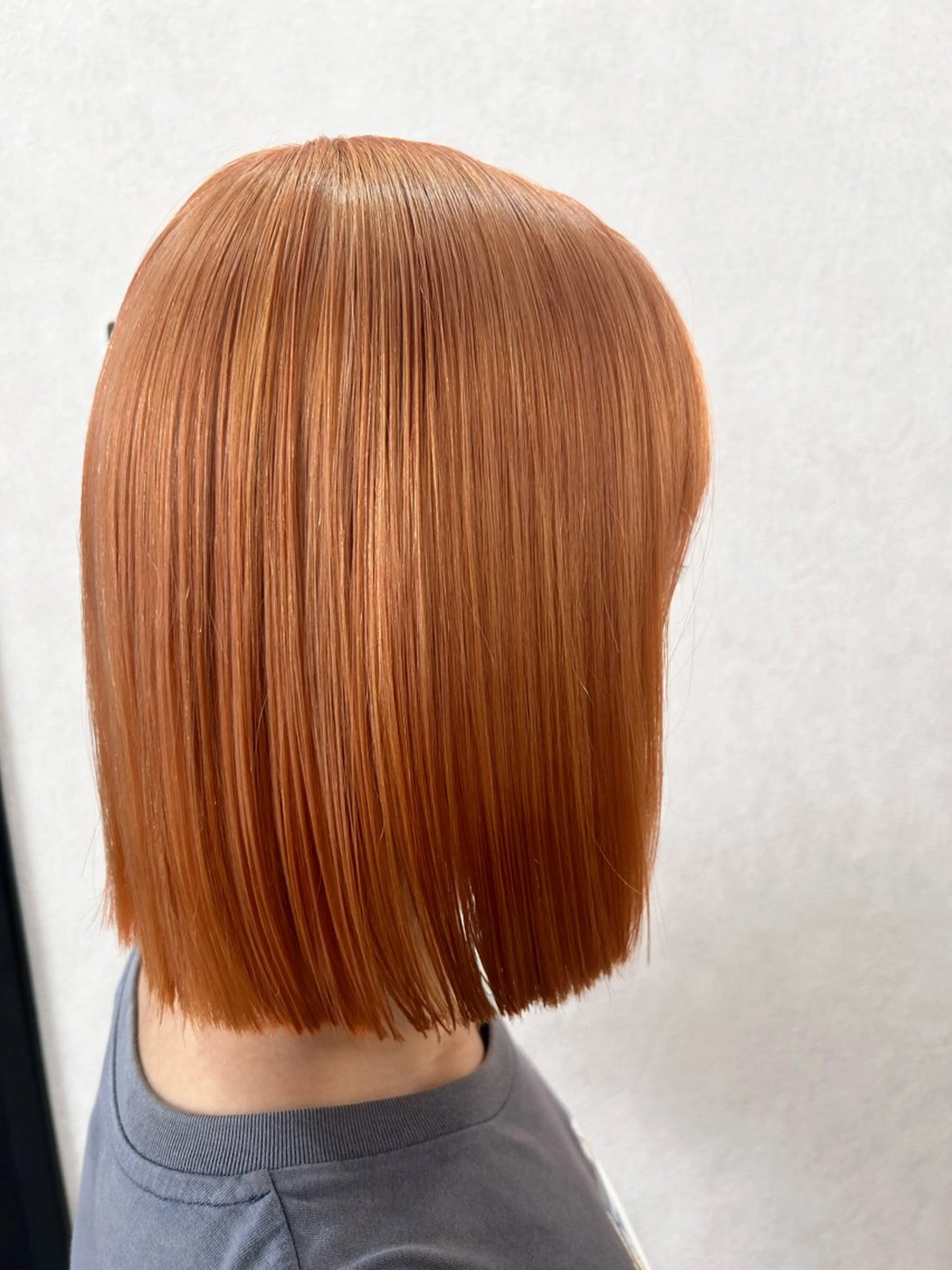 ミディアム ヘアカラー トリートメント エクステ/心斎橋/ ハイトーン/ミサキのヘアスタイル