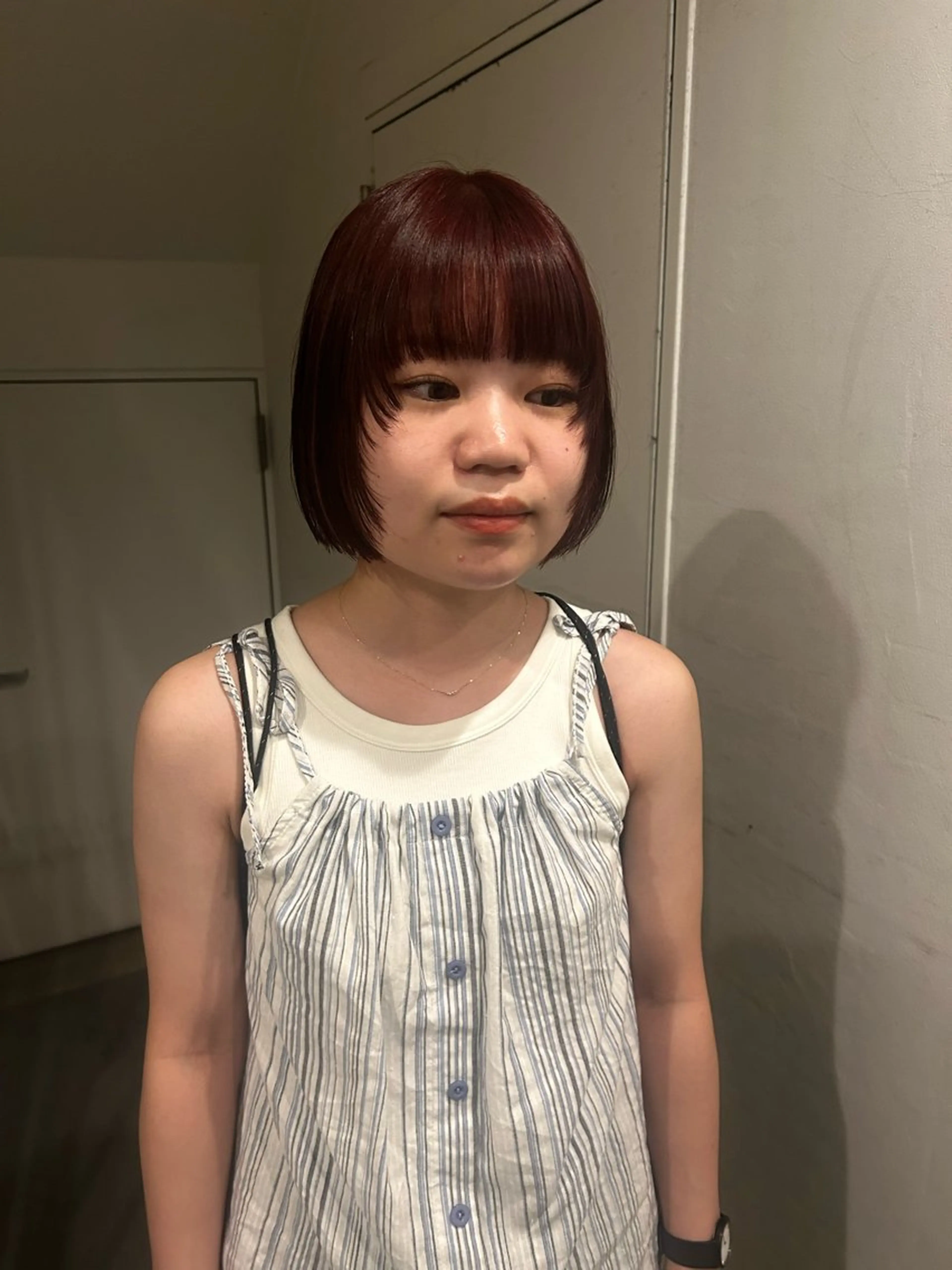 ショート hen所属・心斎橋/レイヤー/ ブリーチ/モエのヘアスタイル