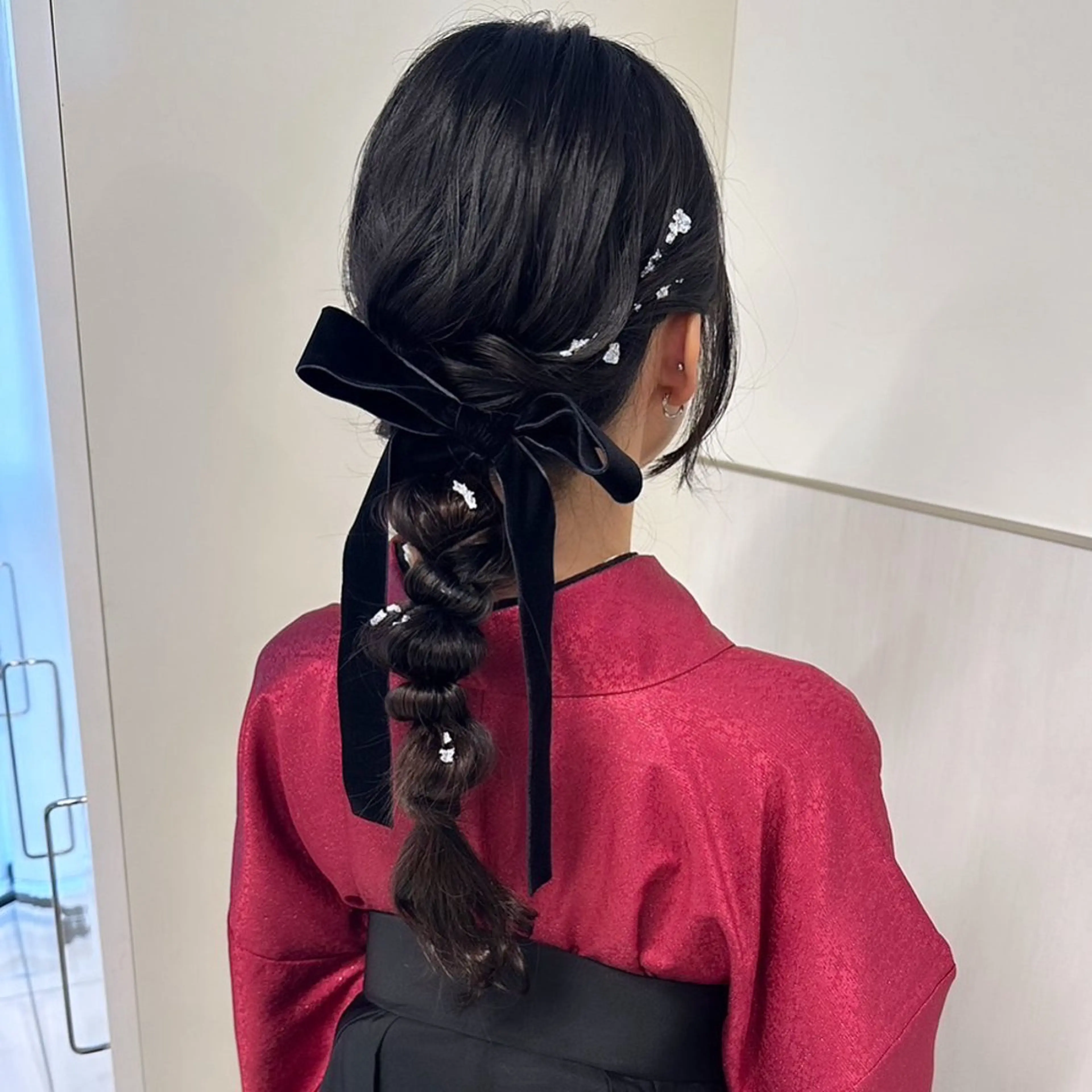 ロング ヘアアレンジ にった みずきのヘアスタイル