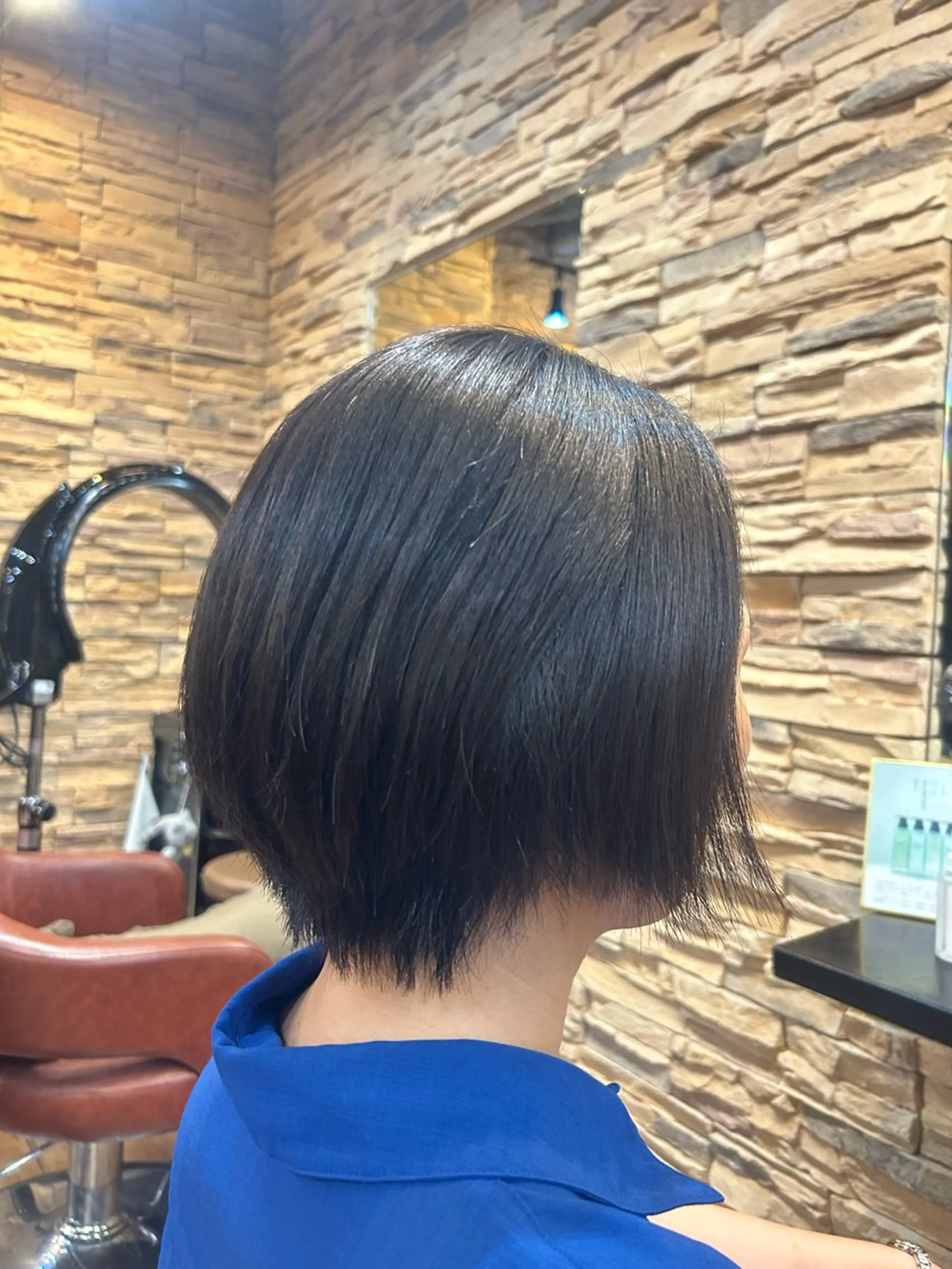 ショート カット 縮毛矯正 トリートメント 【カラーモデル募集 】サキ🫧のヘアスタイル
