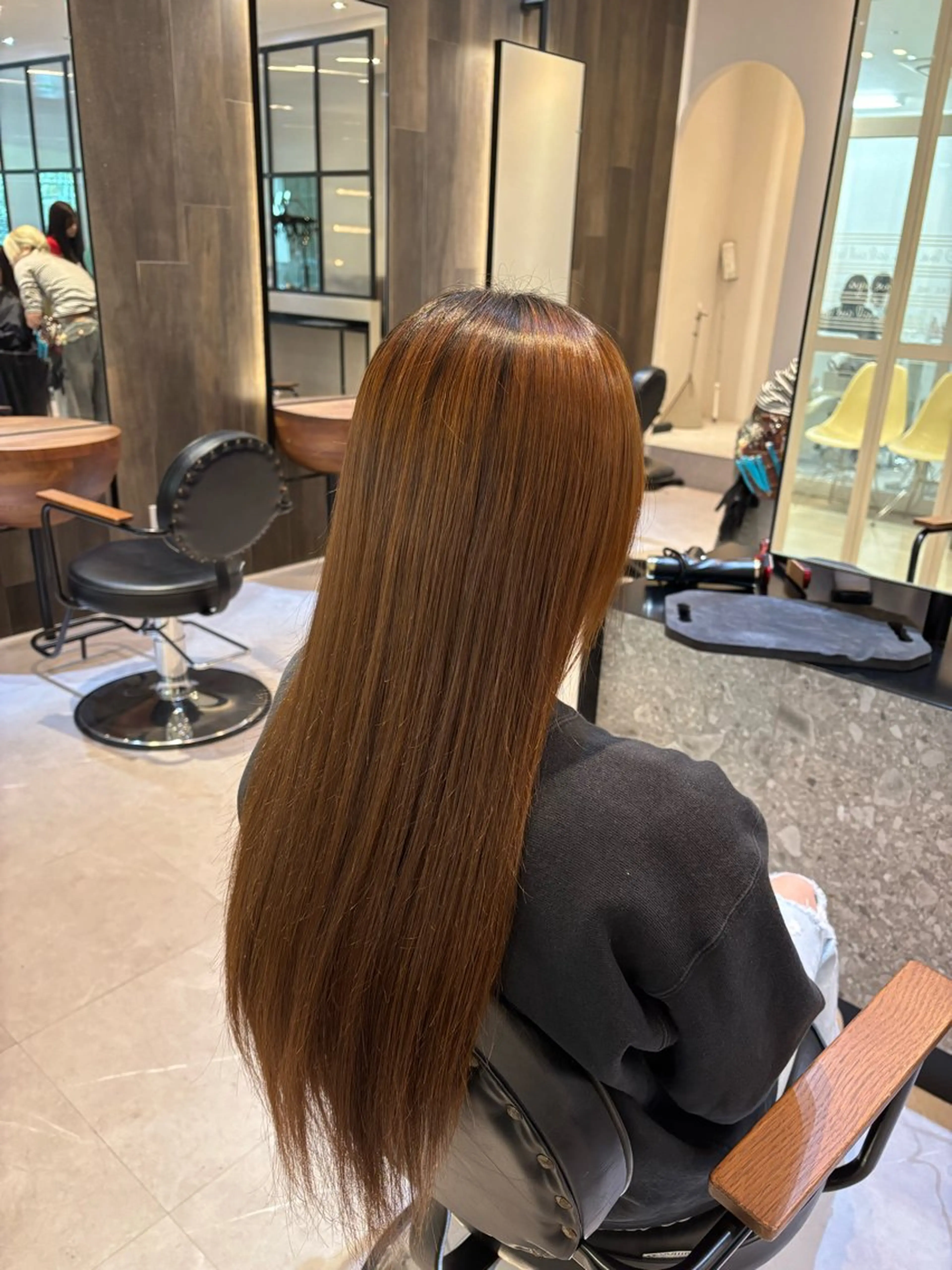 ロング 髪質改善 トリートメント カラー/髪質改善 トリートメント/優果のヘアスタイル