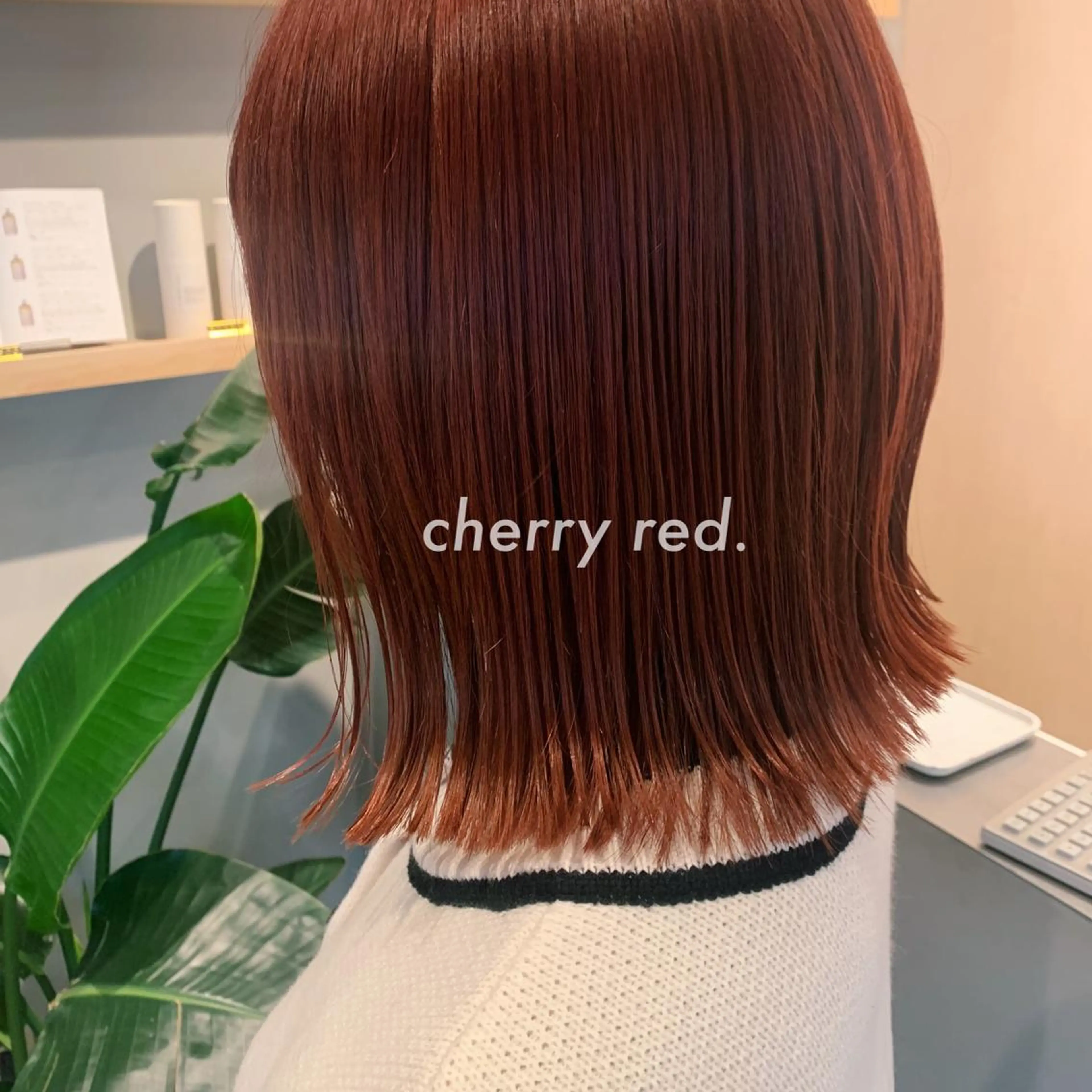 ミディアム カラー カット ヘアカラー トリートメント RINA🧤 デザインとボブのヘアスタイル