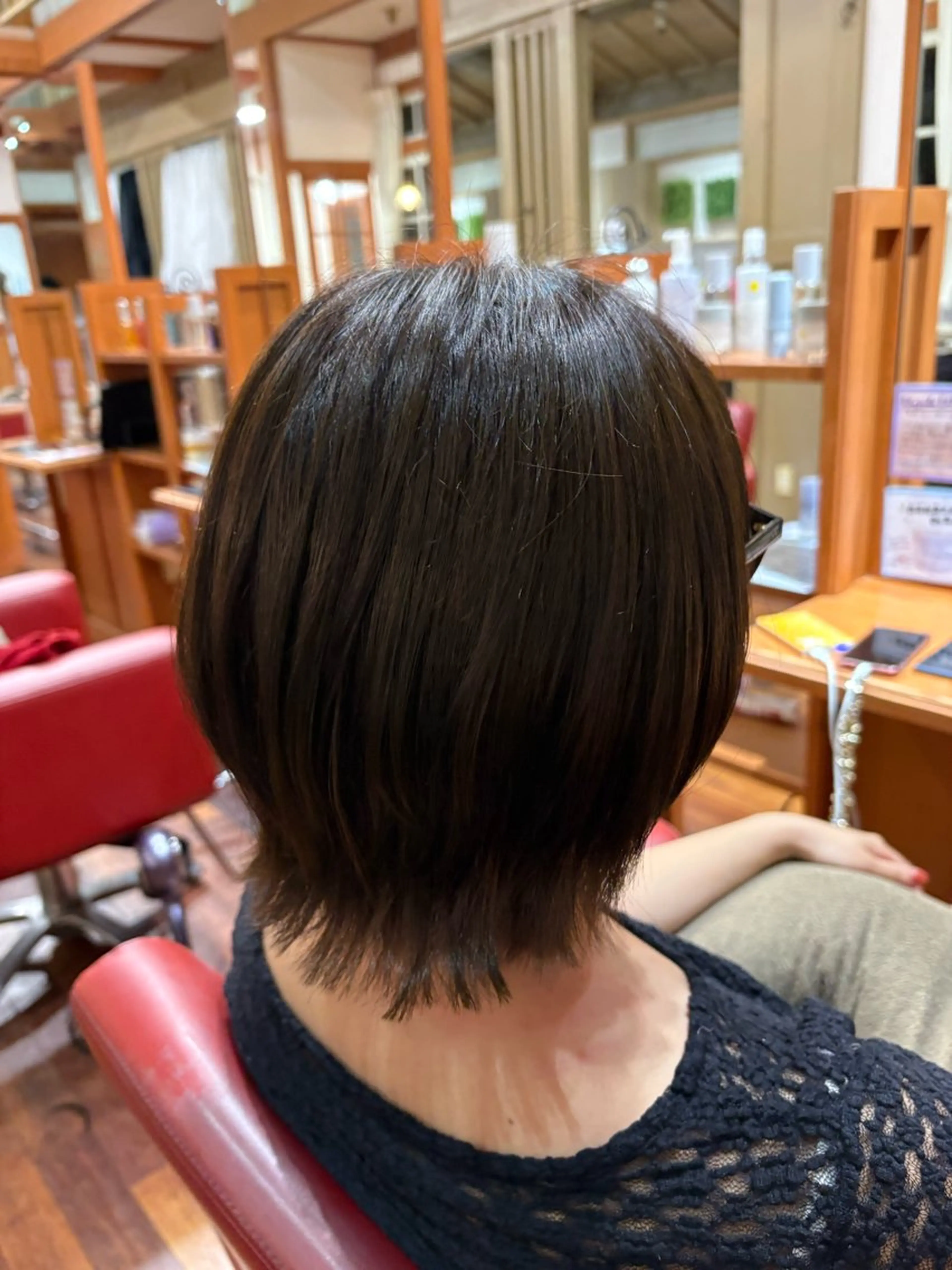 ミディアム 國友 美空のヘアスタイル