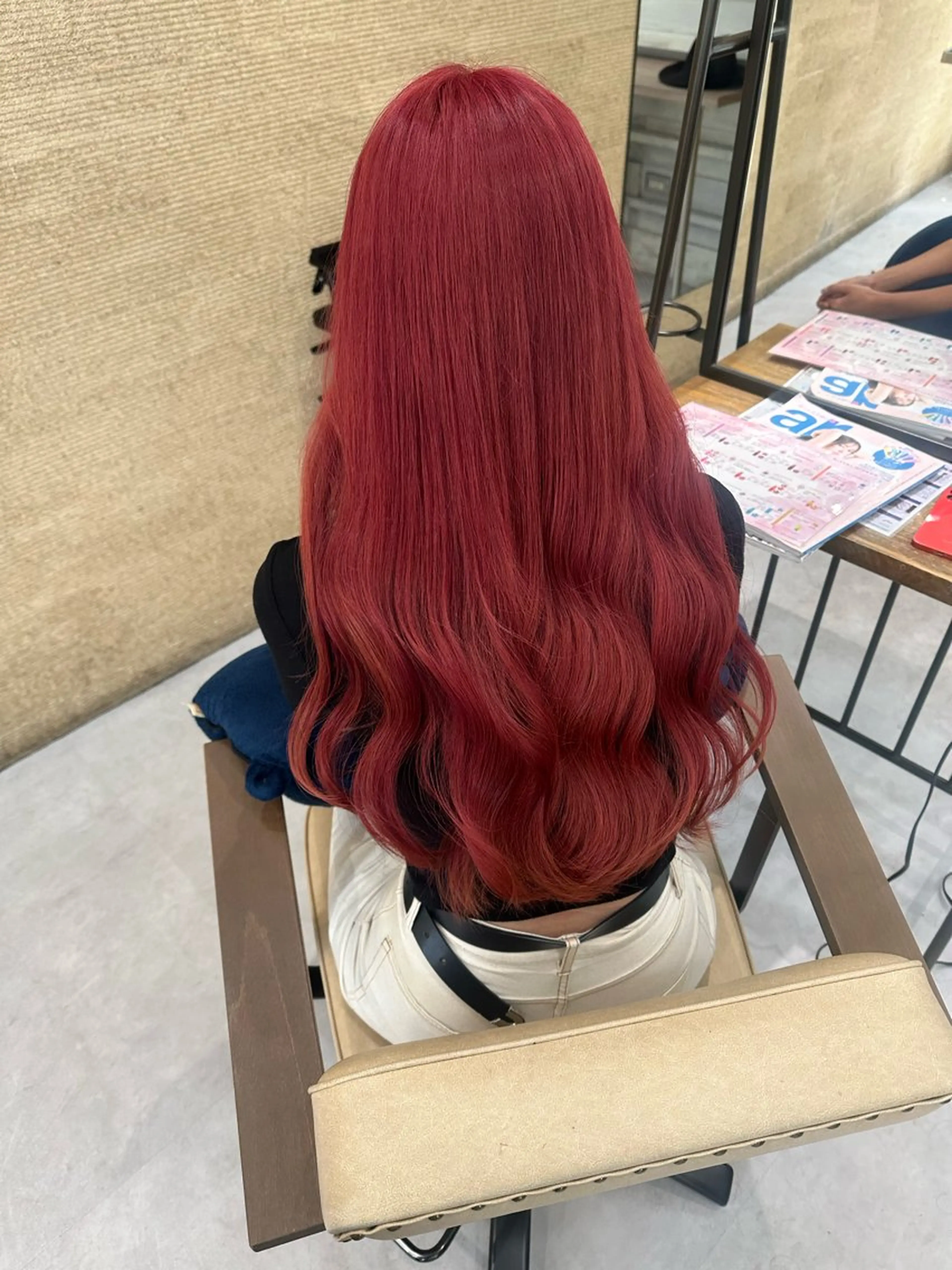 ロング カラー 髪質改善AUSTIN登戸所属・野村 一花 / 暖色 カラー / Wカラーのヘアスタイル