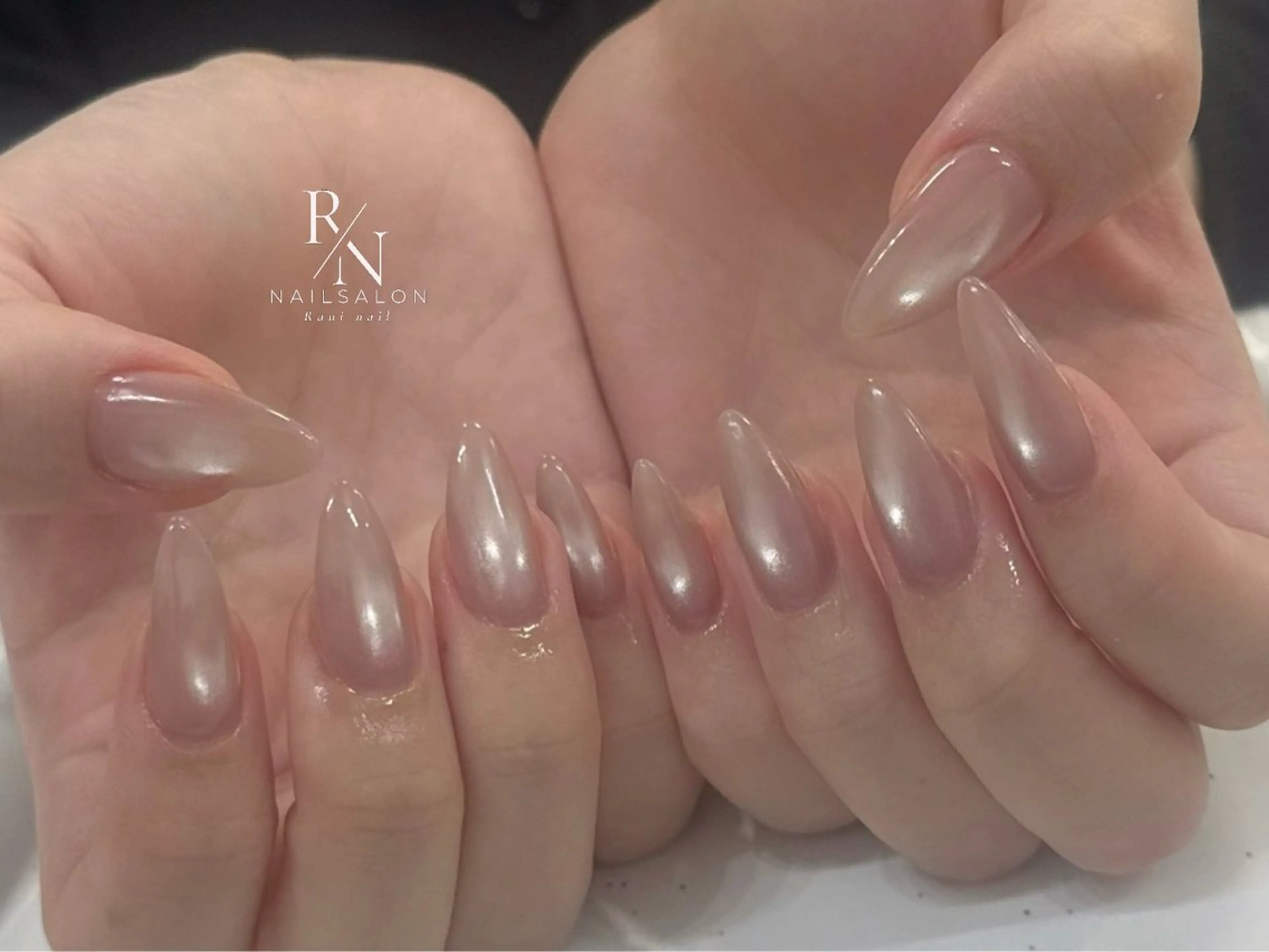 ネイル マグネットネイル マグネットワンカラー ワンカラーネイル ハンドネイル Rani Nailのネイルデザイン