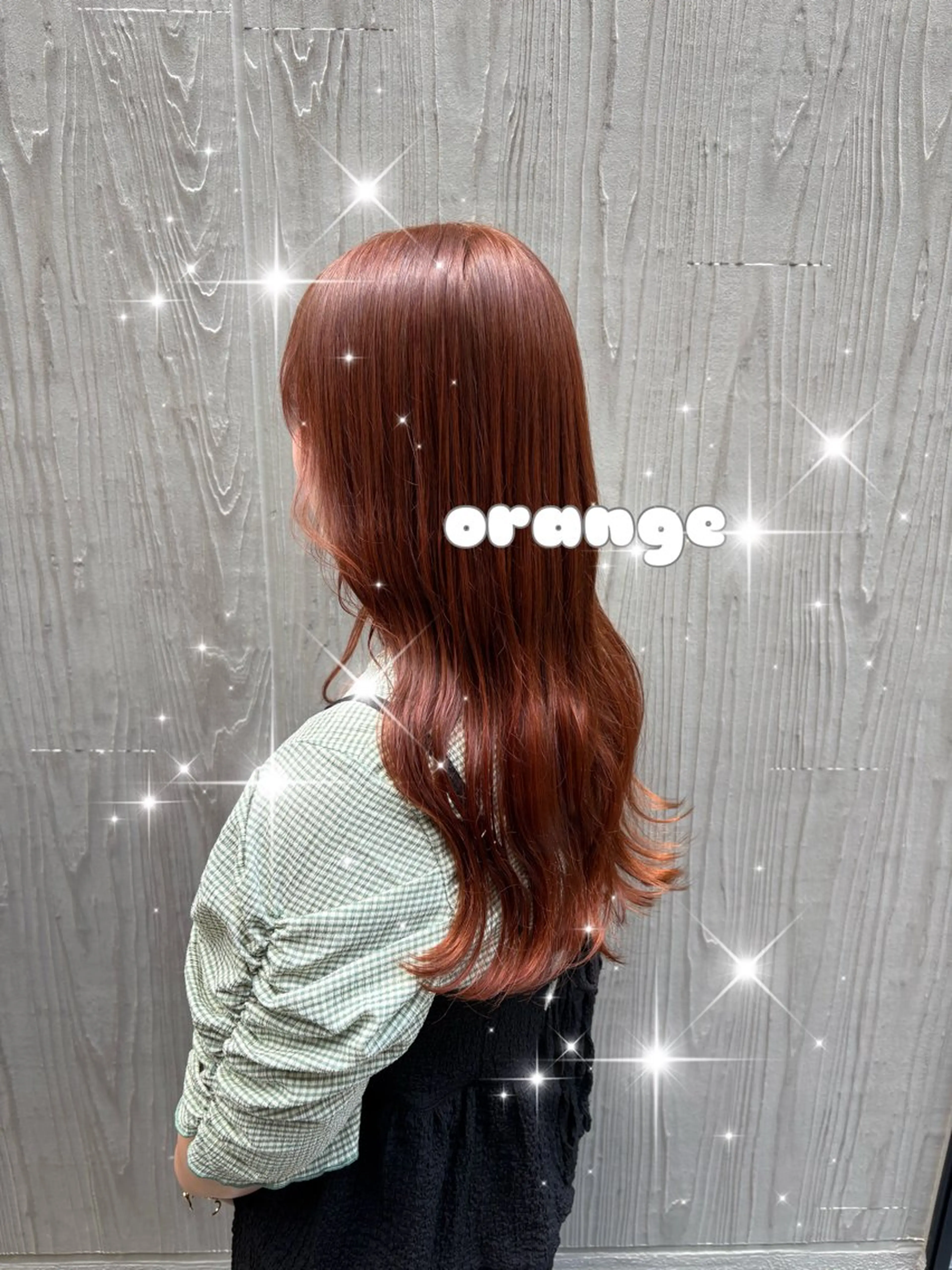 カラー ヘアカラー 🎀暖色カラー 西川芽依🎀のヘアスタイル