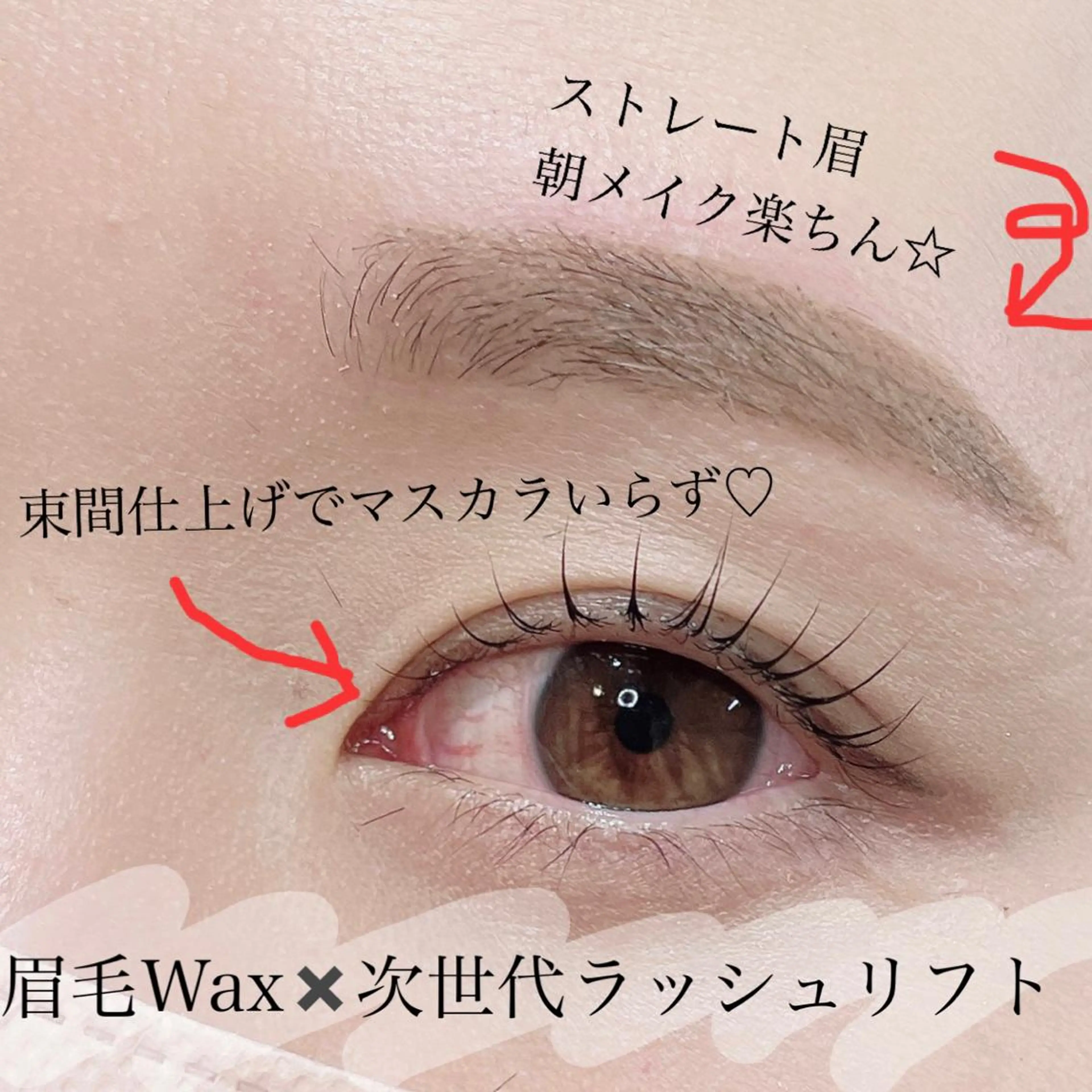 マツエク・マツパ アイブロウ パリジェンヌラッシュリフト 一重×まつ毛パーマ ワックス脱毛 その他(アイブロウ) SEALA 高石店所属・SEALA 高石の眉毛・アイブロウイメージ