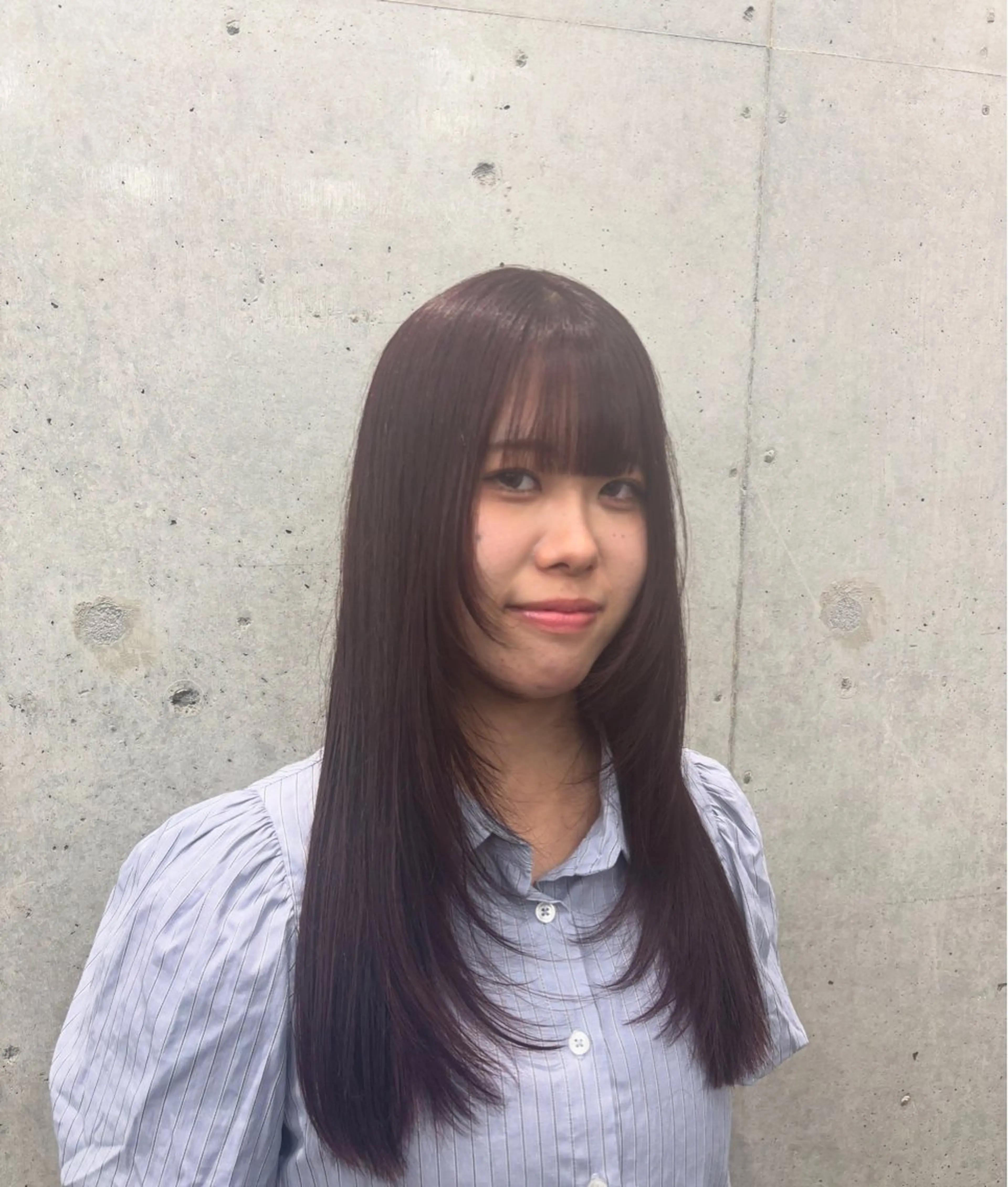 ロング カット ヘアカラー 🛼ハイトーンボブ 🍭yui :)のヘアスタイル