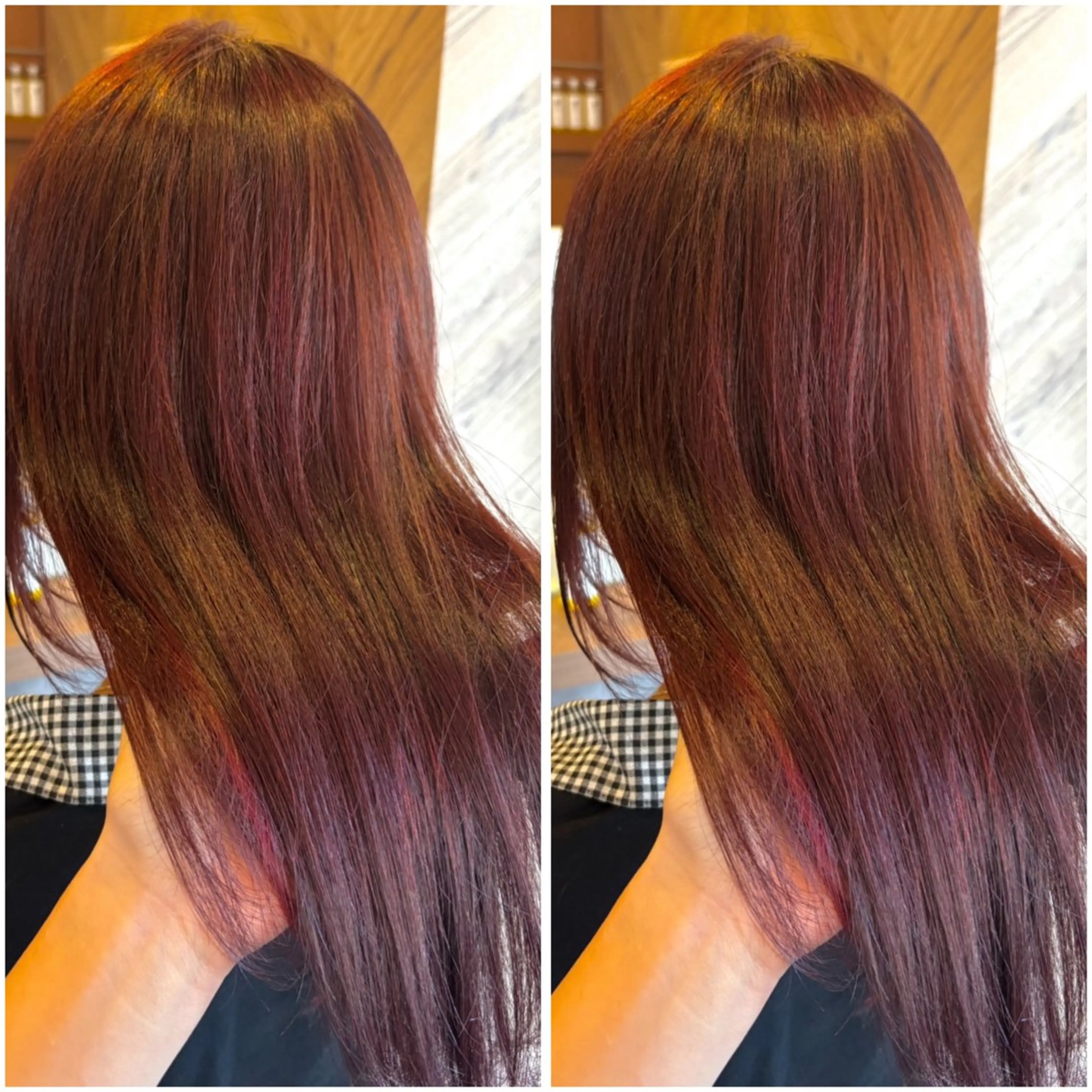 セミロング 森島 愛梨のヘアスタイル