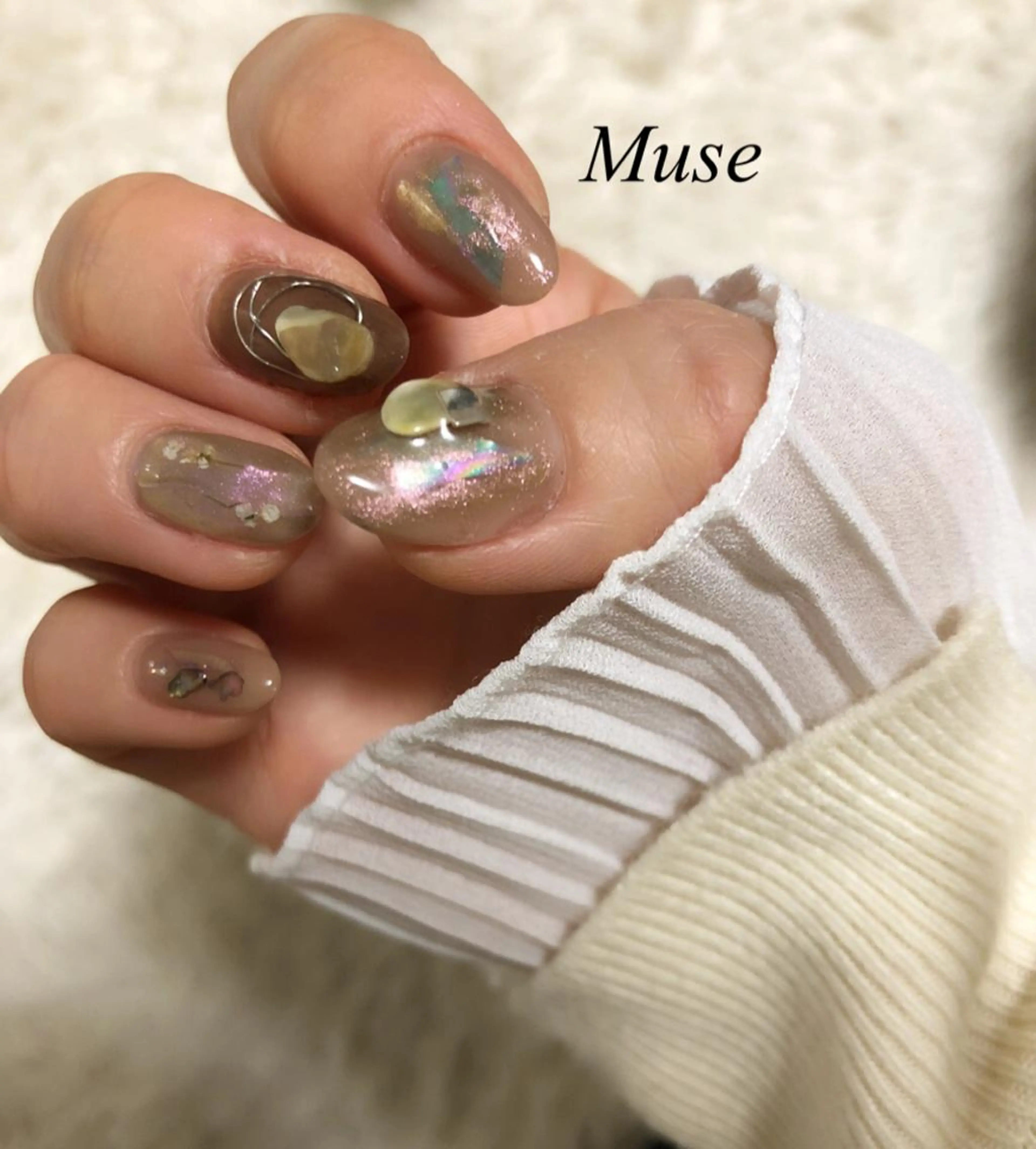 ネイル ニュアンスネイル ハンドネイル Nail salon Museのネイルデザイン