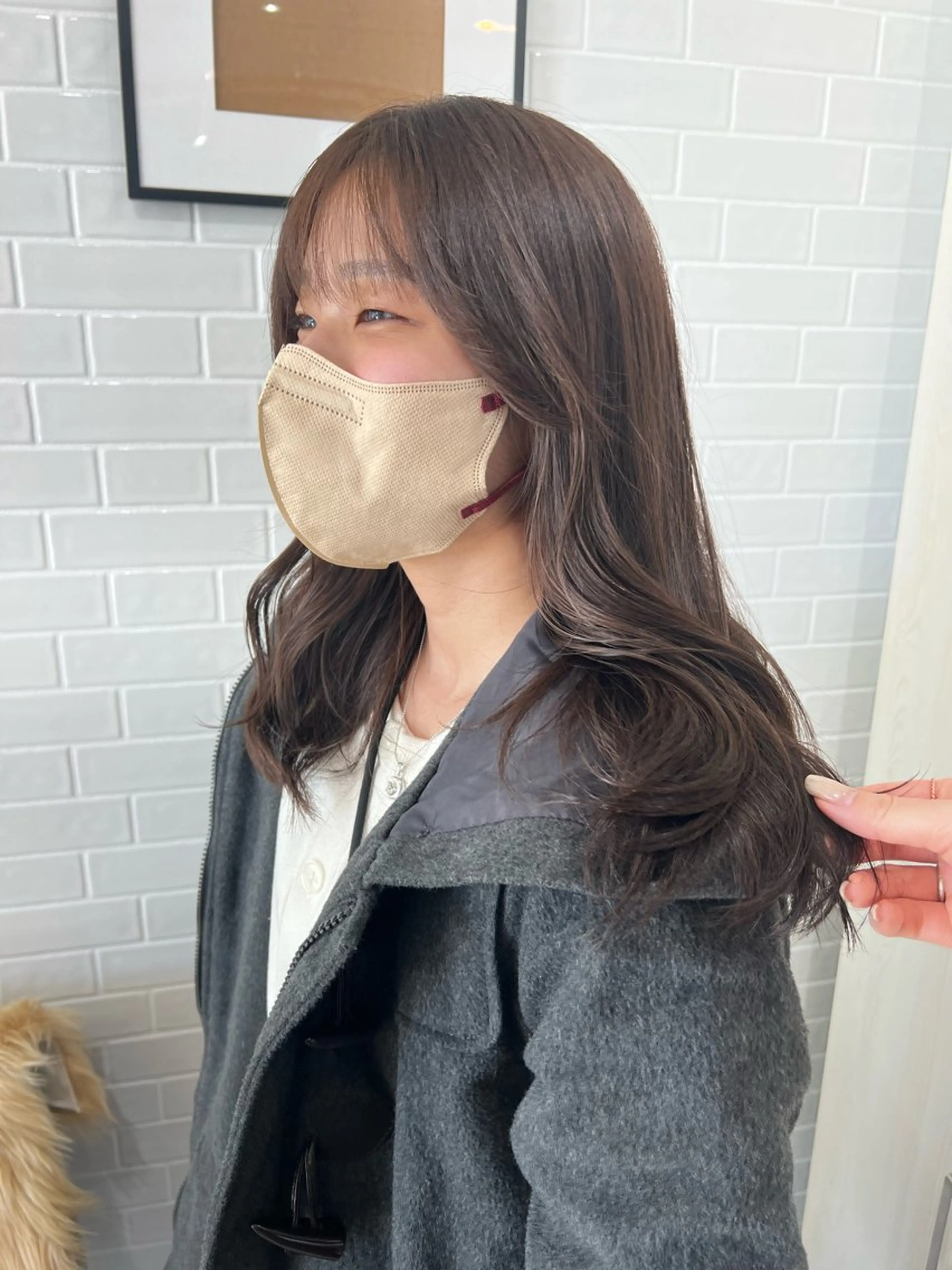 【平日限定】髪質改善inケアカラー＋カット+超音波 TOKIOトリートメント¥14900の写真