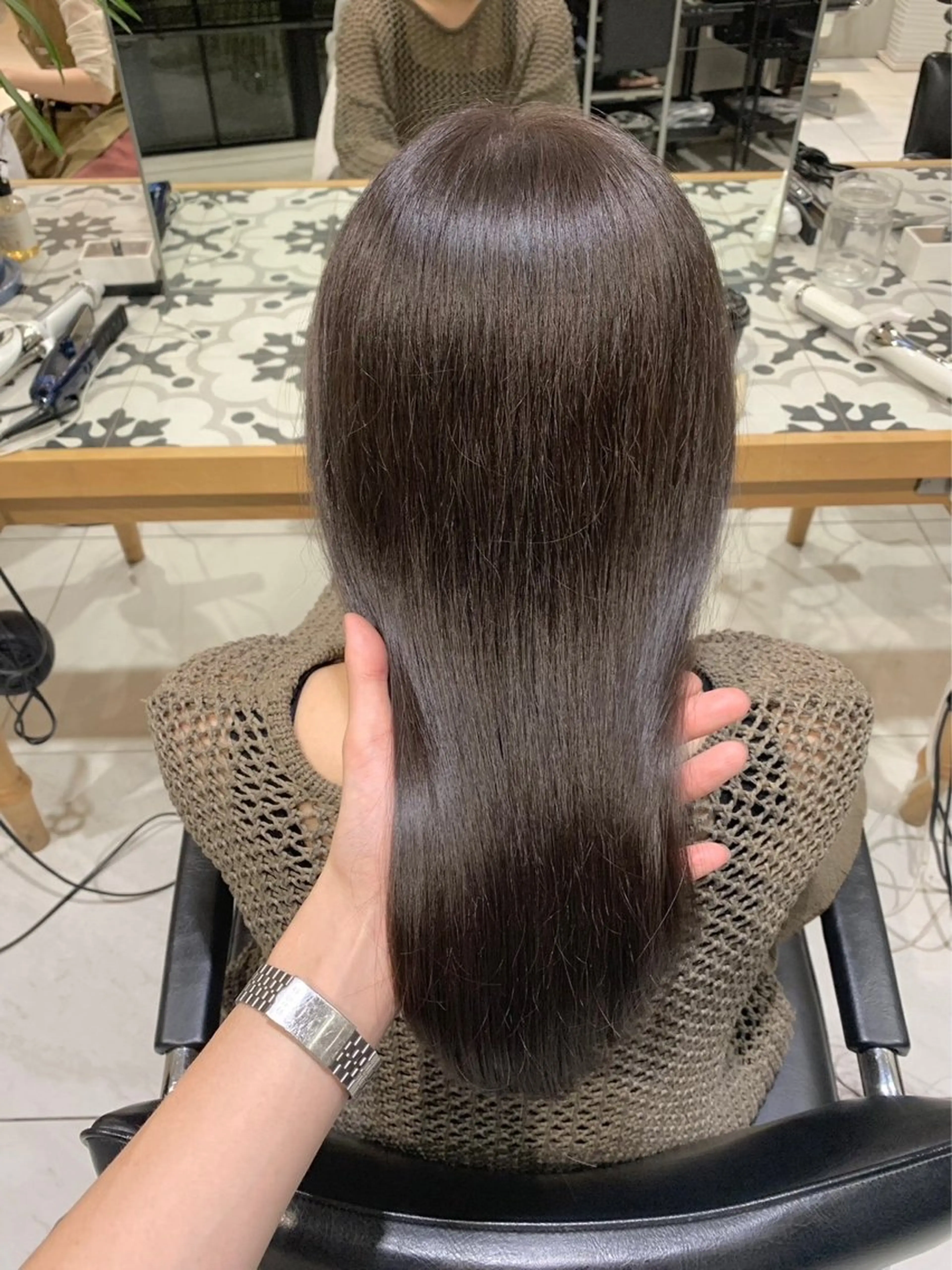 ロング カラー 透明感カラー 🪞yuuのヘアスタイル