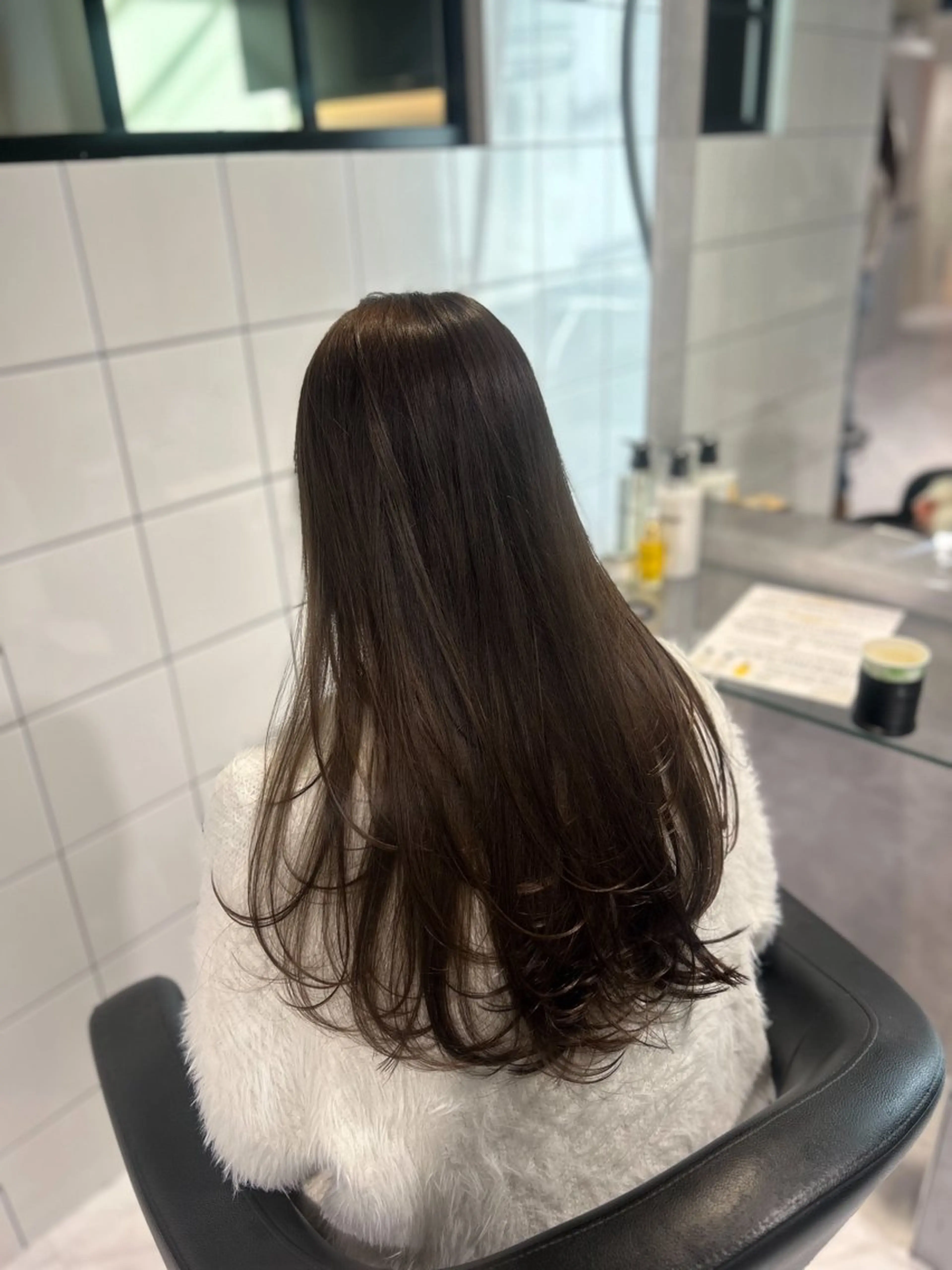 ロング カラー ヘアカラー トリートメント 表参道/透明感カラー /暗髪/ジュキヤのヘアスタイル