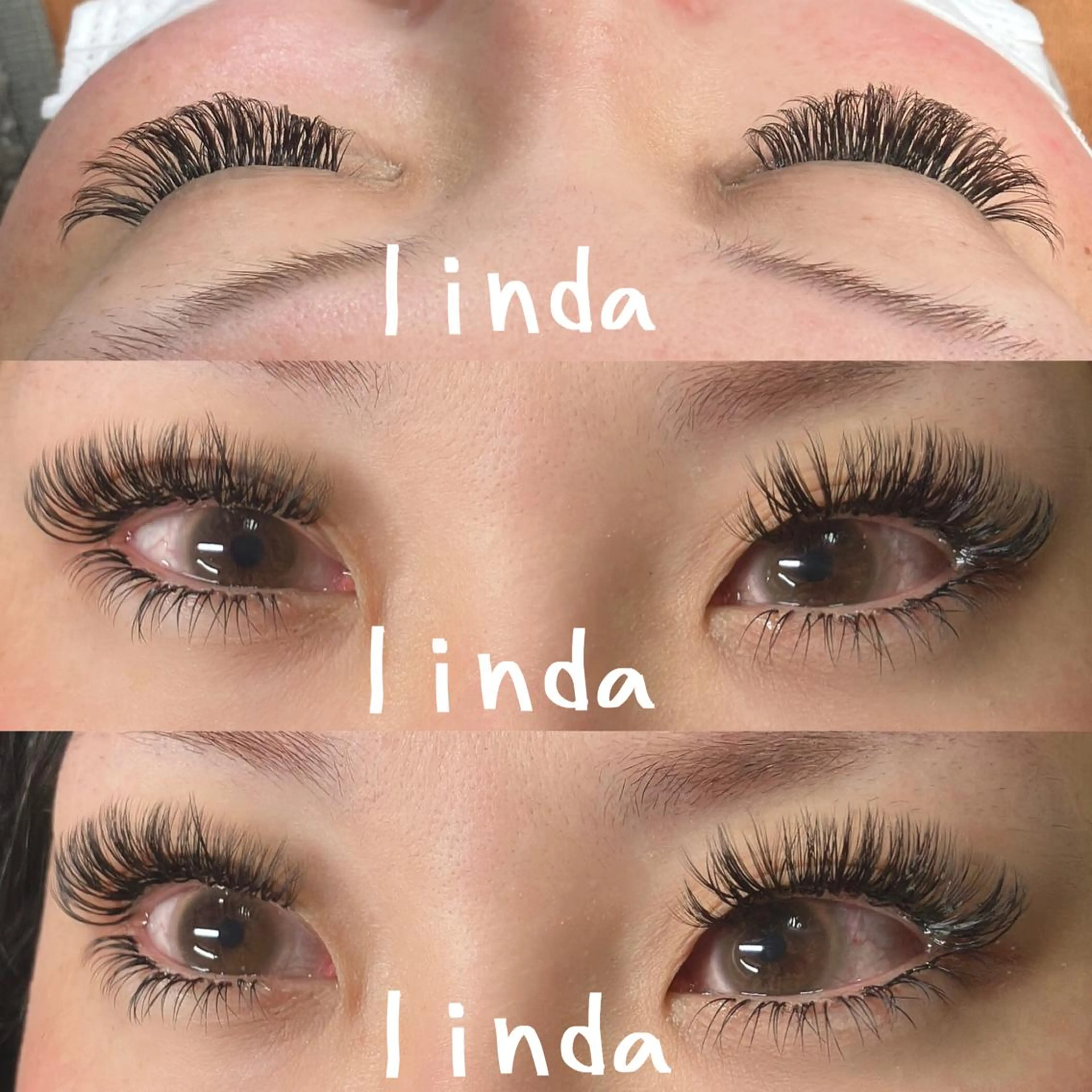 マツエク・マツパ 付け放題 ボリュームラッシュ マツエク linda lashesのマツエク・マツパデザイン