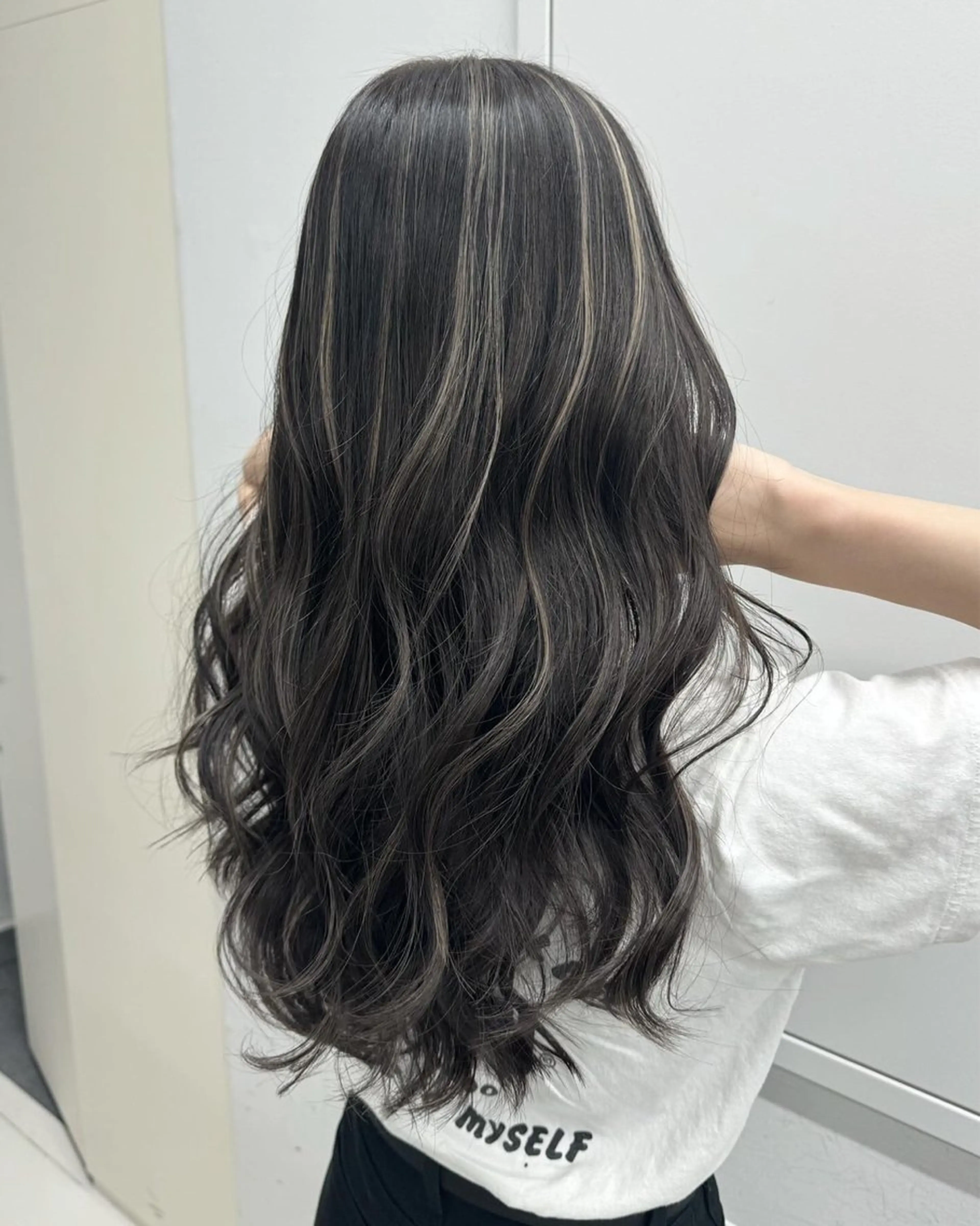 ロング カラー パーマ ロング amble luxe 髪質改善 💕のヘアスタイル