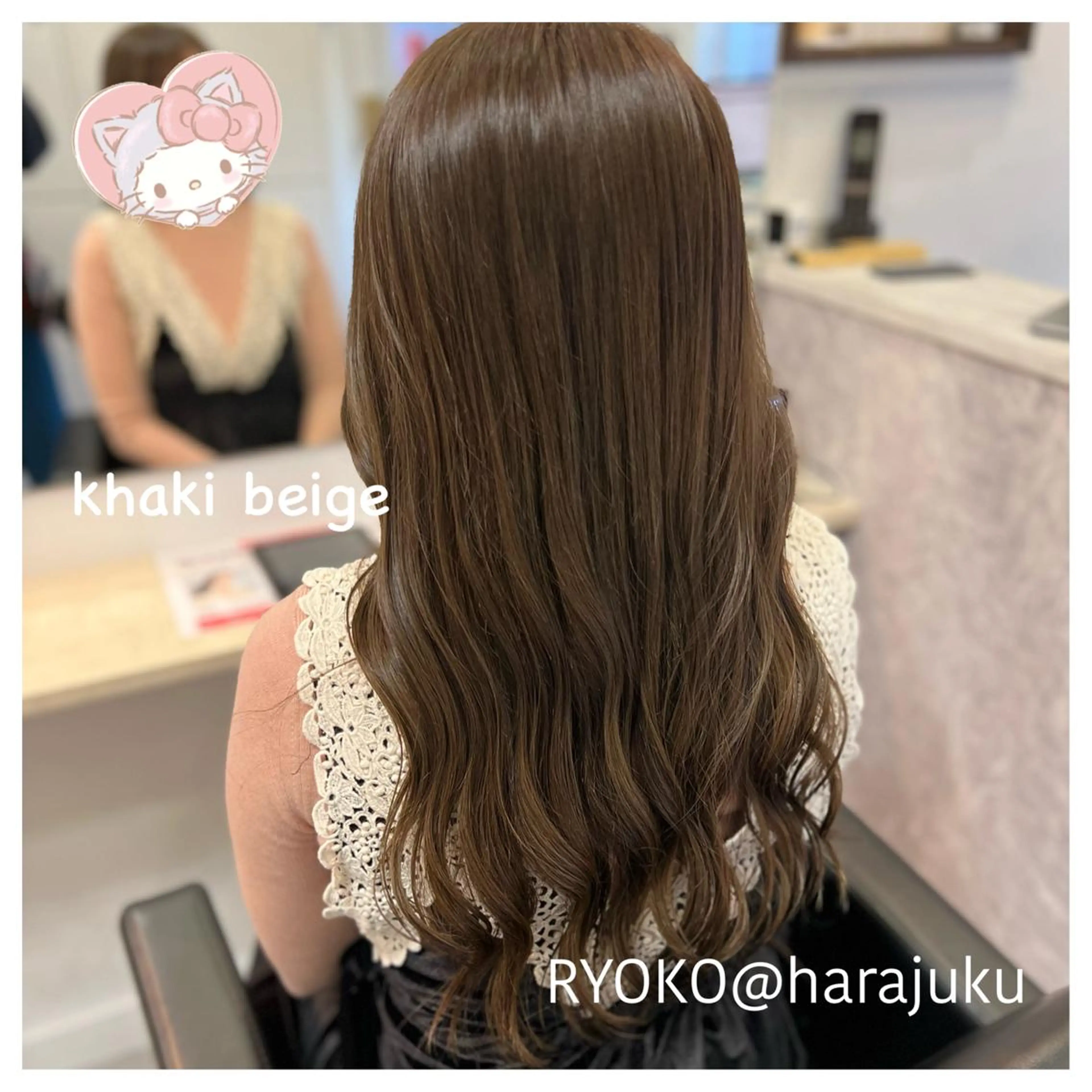 ロング カラー カット ヘアカラー トリートメント 🤍美髪×艶カラー RYOKO🤍のヘアスタイル