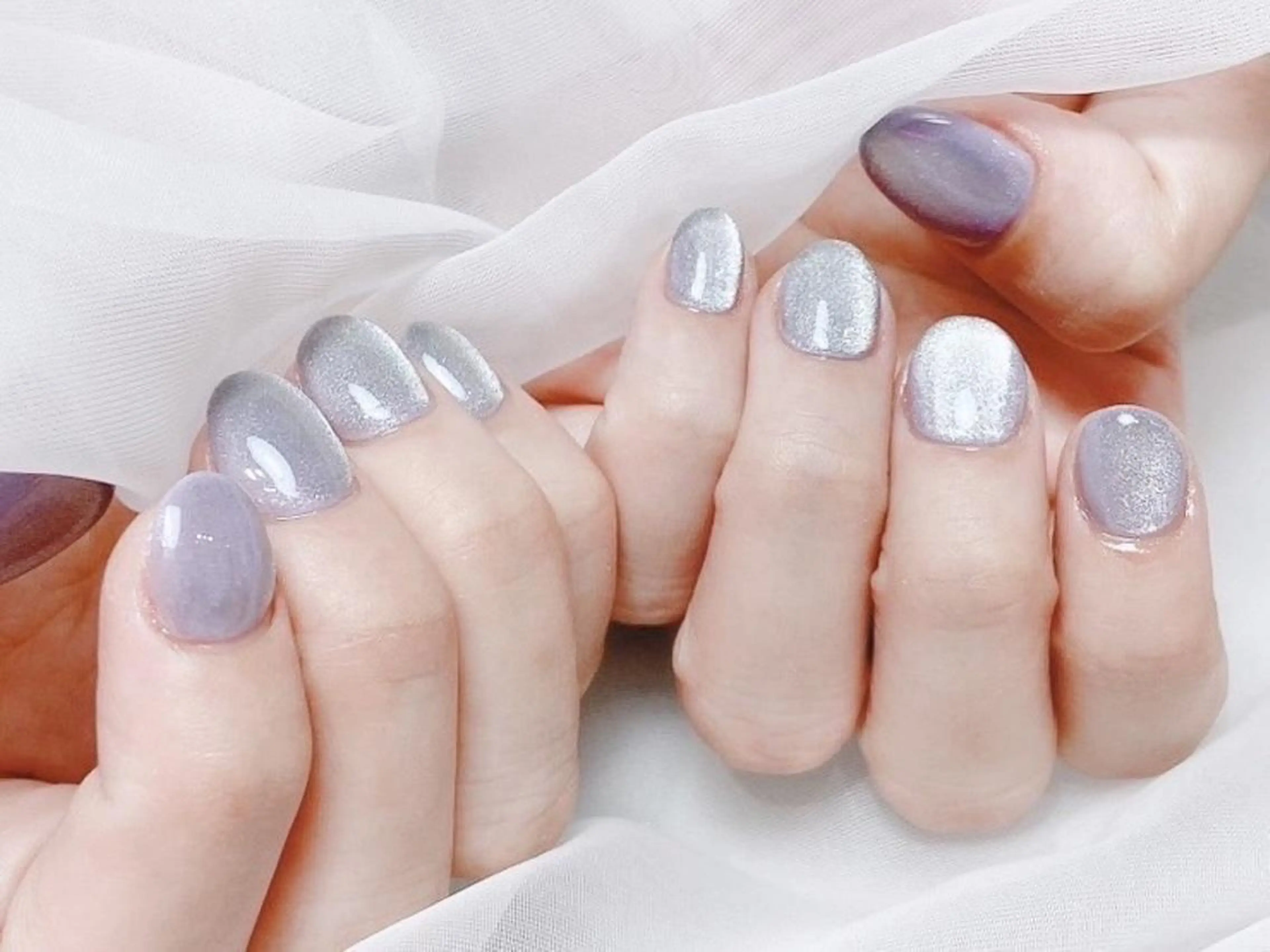 ネイル マグネットネイル Salute本店 🦋仲原里佳のネイルデザイン