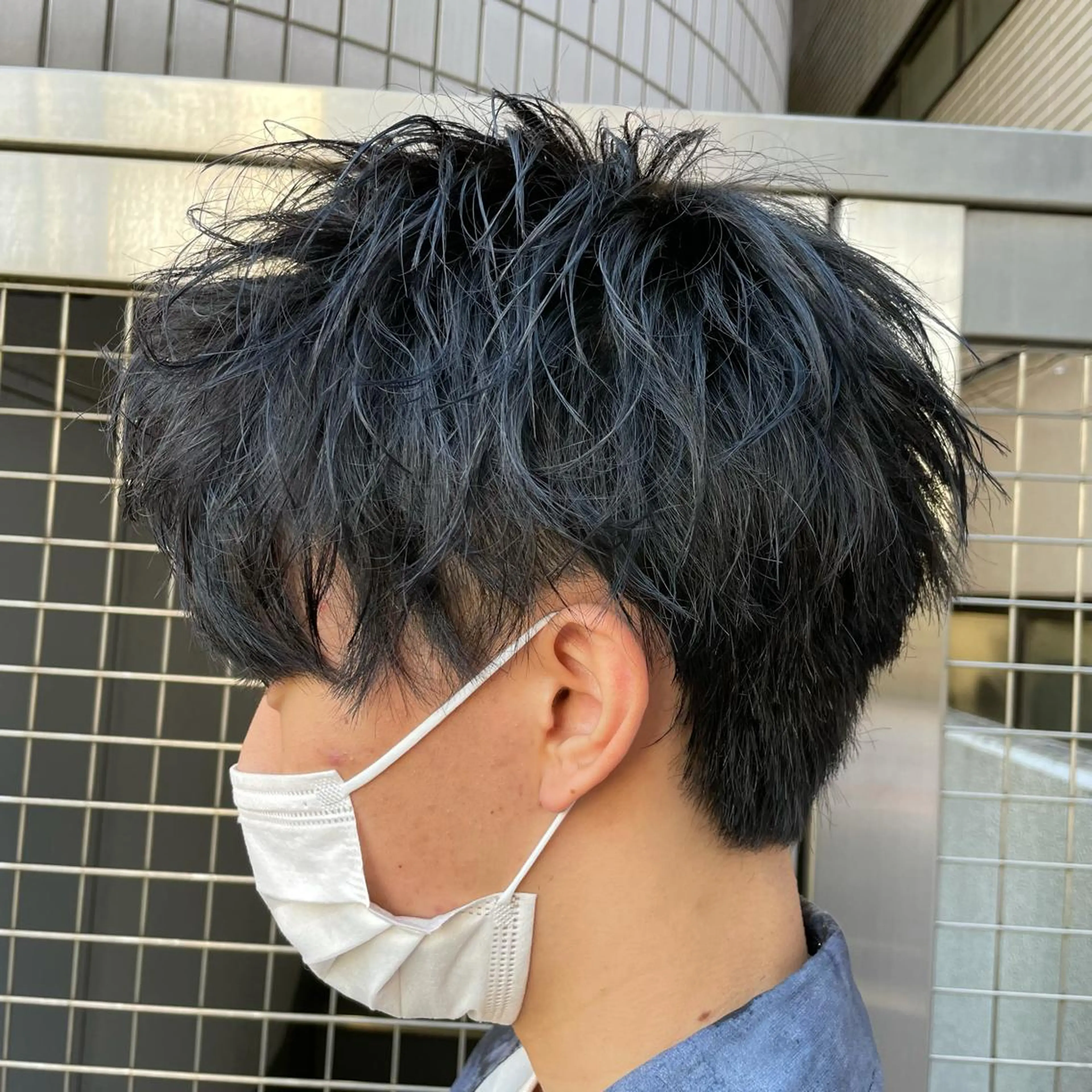 ショート カラー メンズ カット ヘアカラー ヘアセット 【メンズ縮毛矯正】 田中秀斗のヘアスタイル