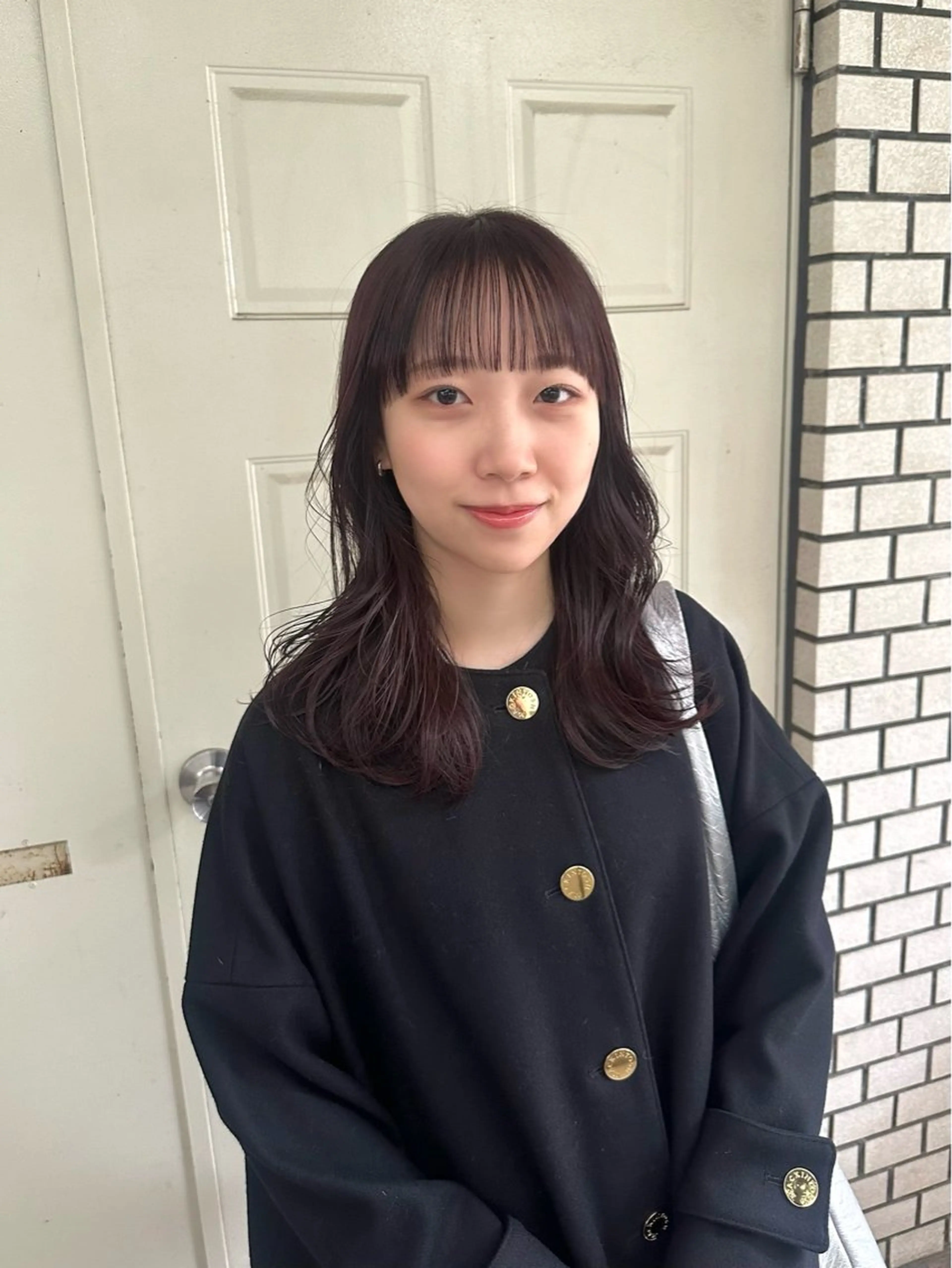 セミロング ヘアカラー NAGISA 🎀カットモデル🎀のヘアスタイル