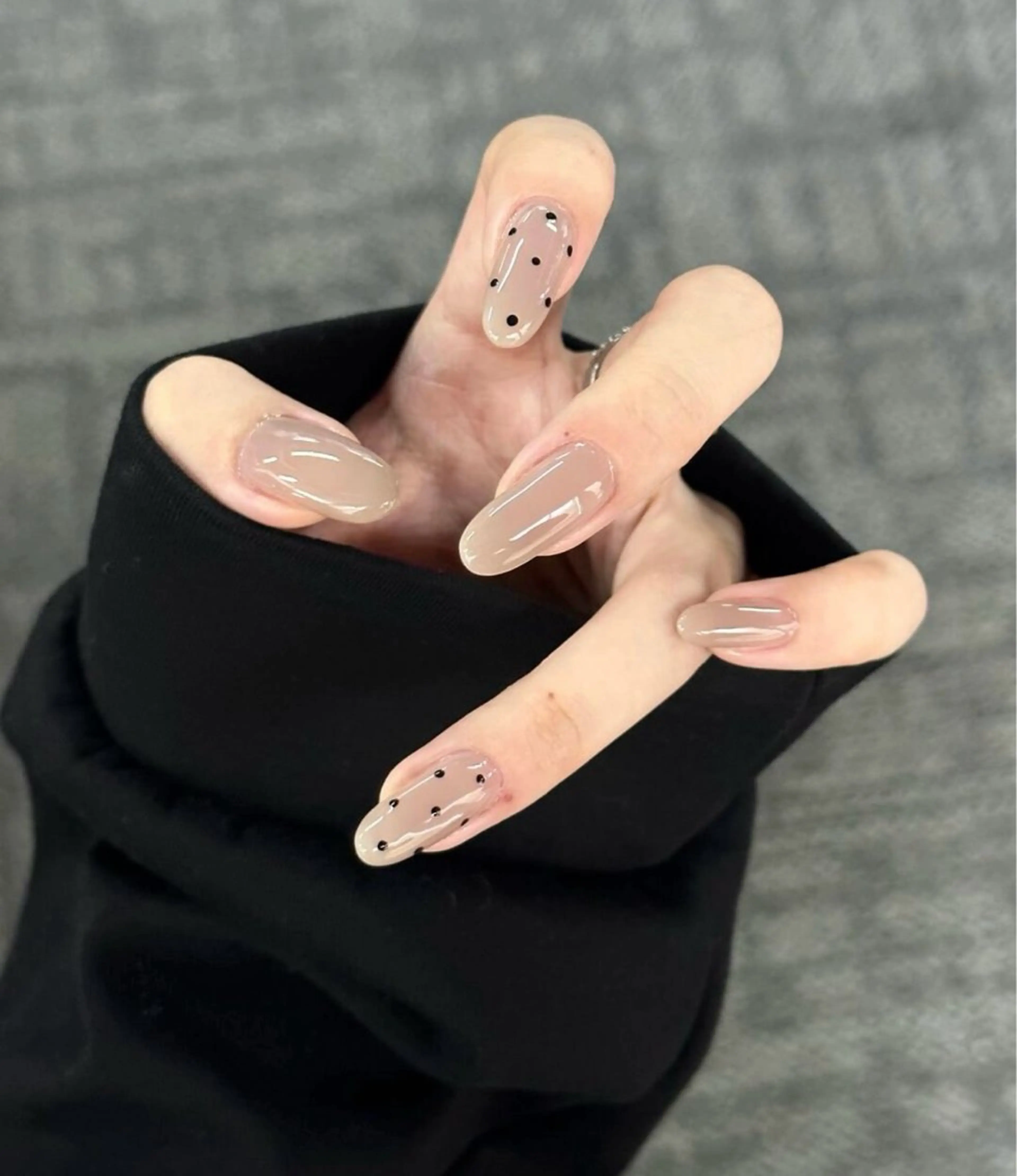 ネイル 韓国ネイル 持ち込み ニュアンスネイル ネイルチップ ハンドネイル TABI ANA.CHUOのネイルデザイン