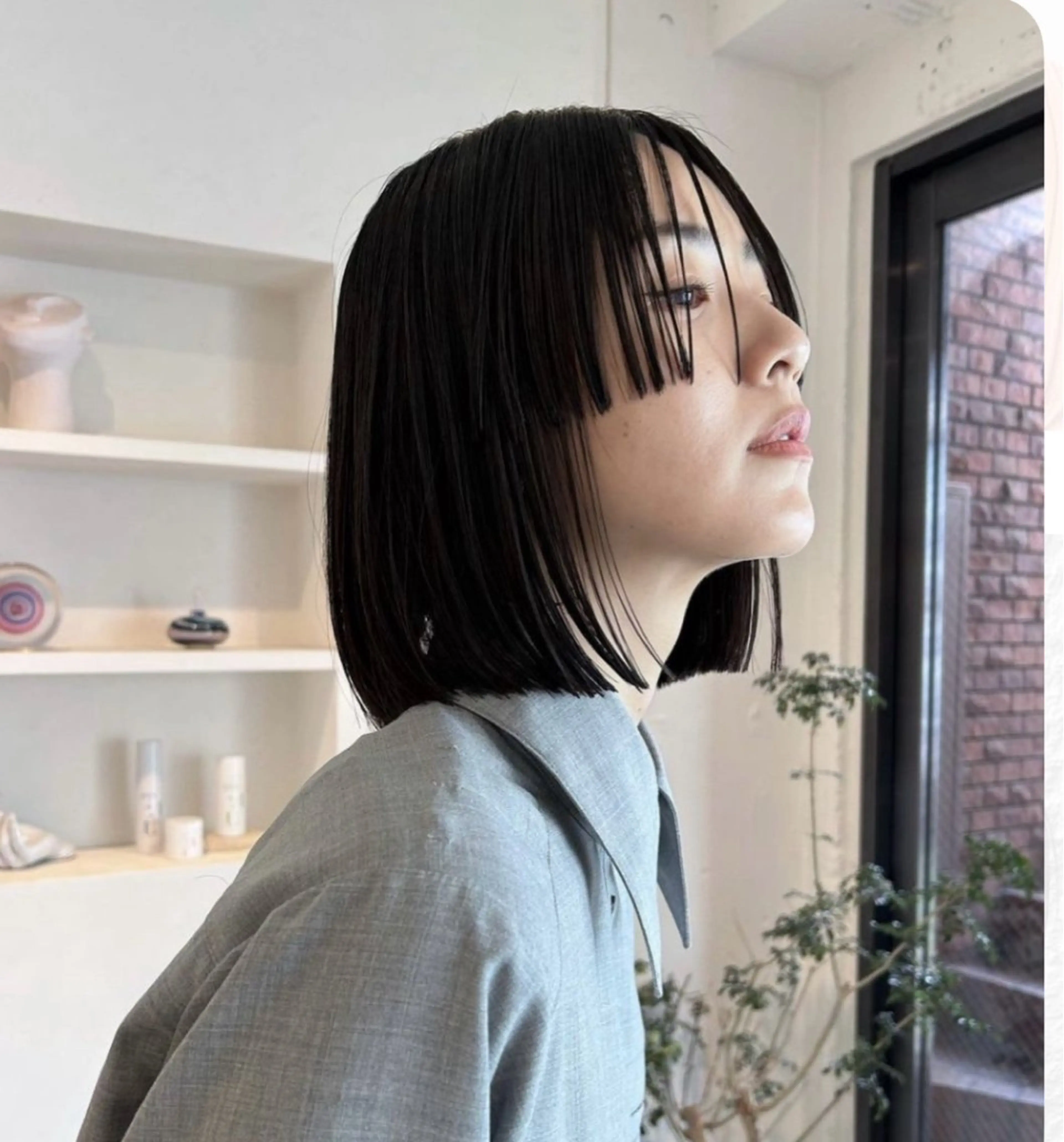 ショート カット 縮毛矯正 トリートメント 縮毛矯正×ボブ美容師 /飯田 輝のヘアスタイル