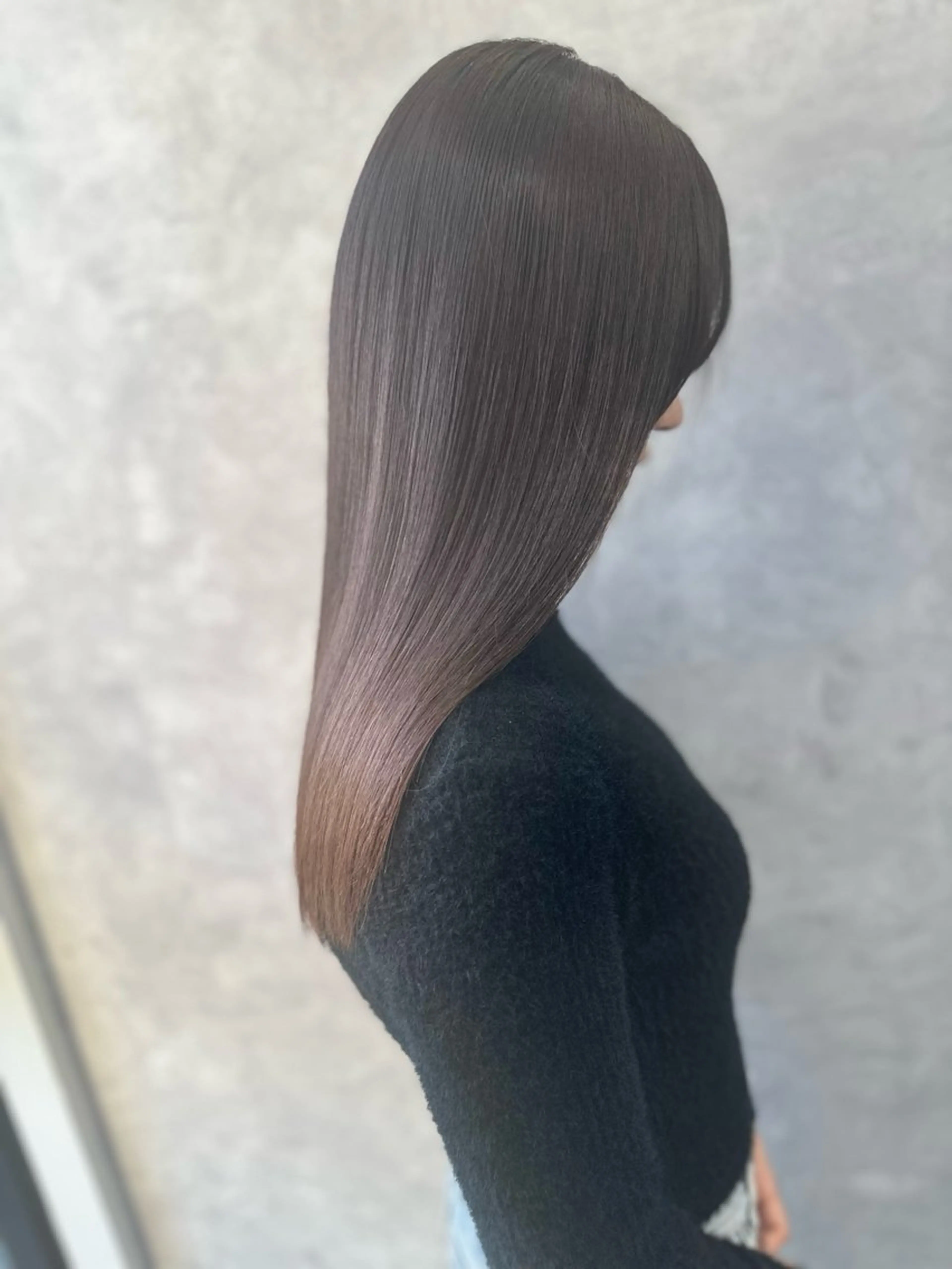 セミロング カット トリートメント number天王寺 kyoseiのヘアスタイル