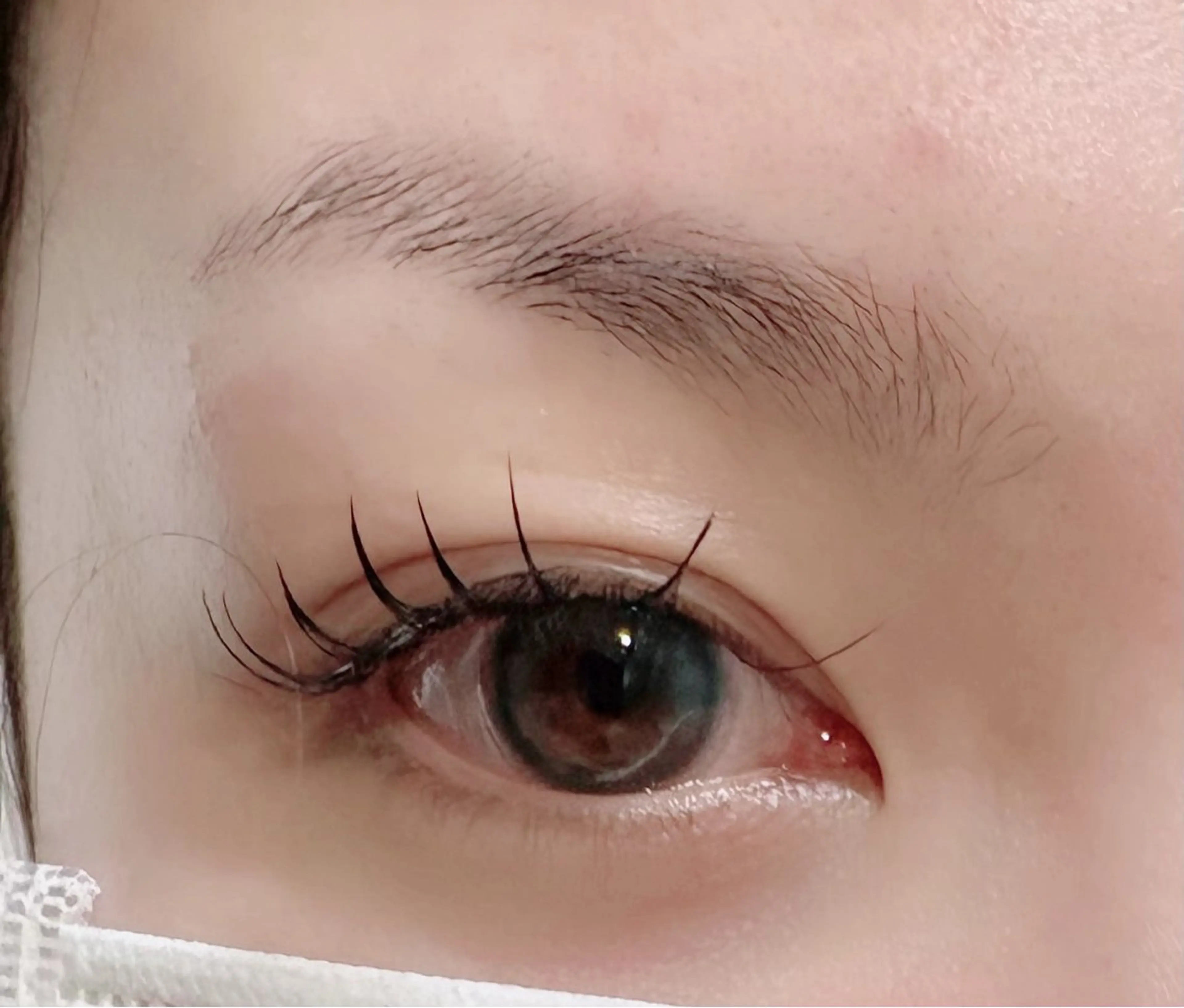 マツエク・マツパ フラットラッシュ Veil reimiのマツエク・マツパデザイン
