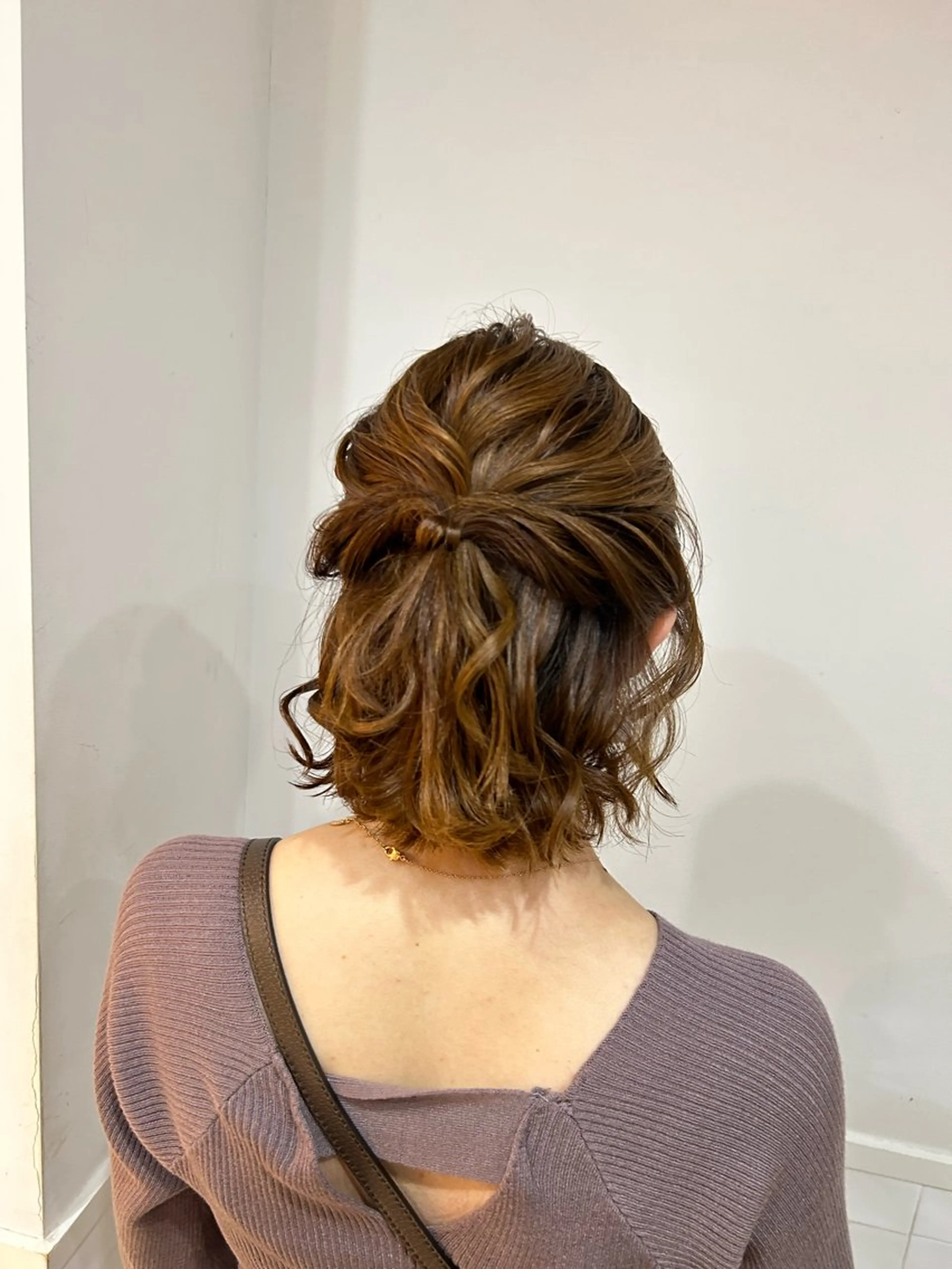 ミディアム ヘアアレンジ 優希 ／カットモデル募集中のヘアスタイル