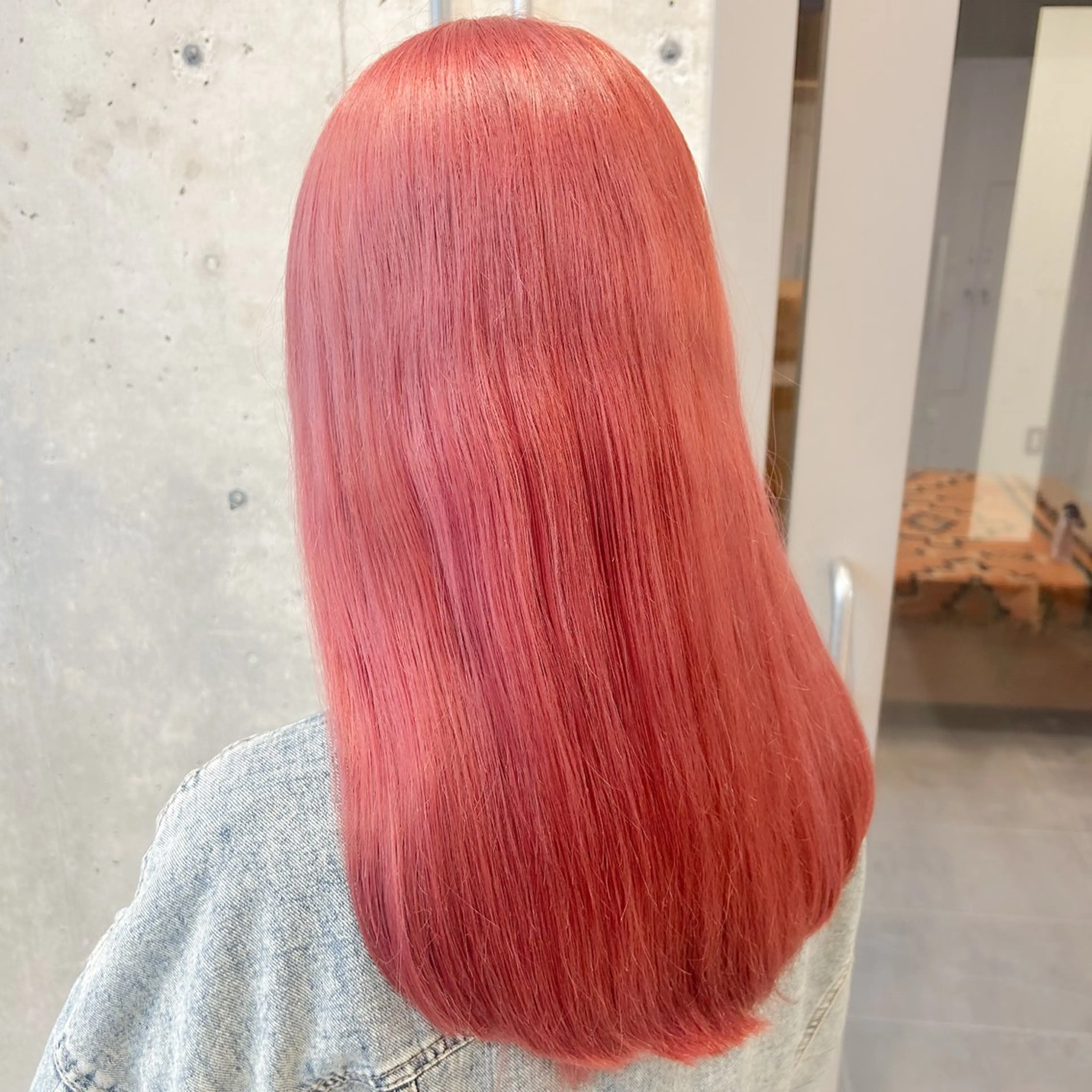 セミロング カラー ヘアカラー トリートメント 🤡暖色艶カラー 🤡みさきのヘアスタイル