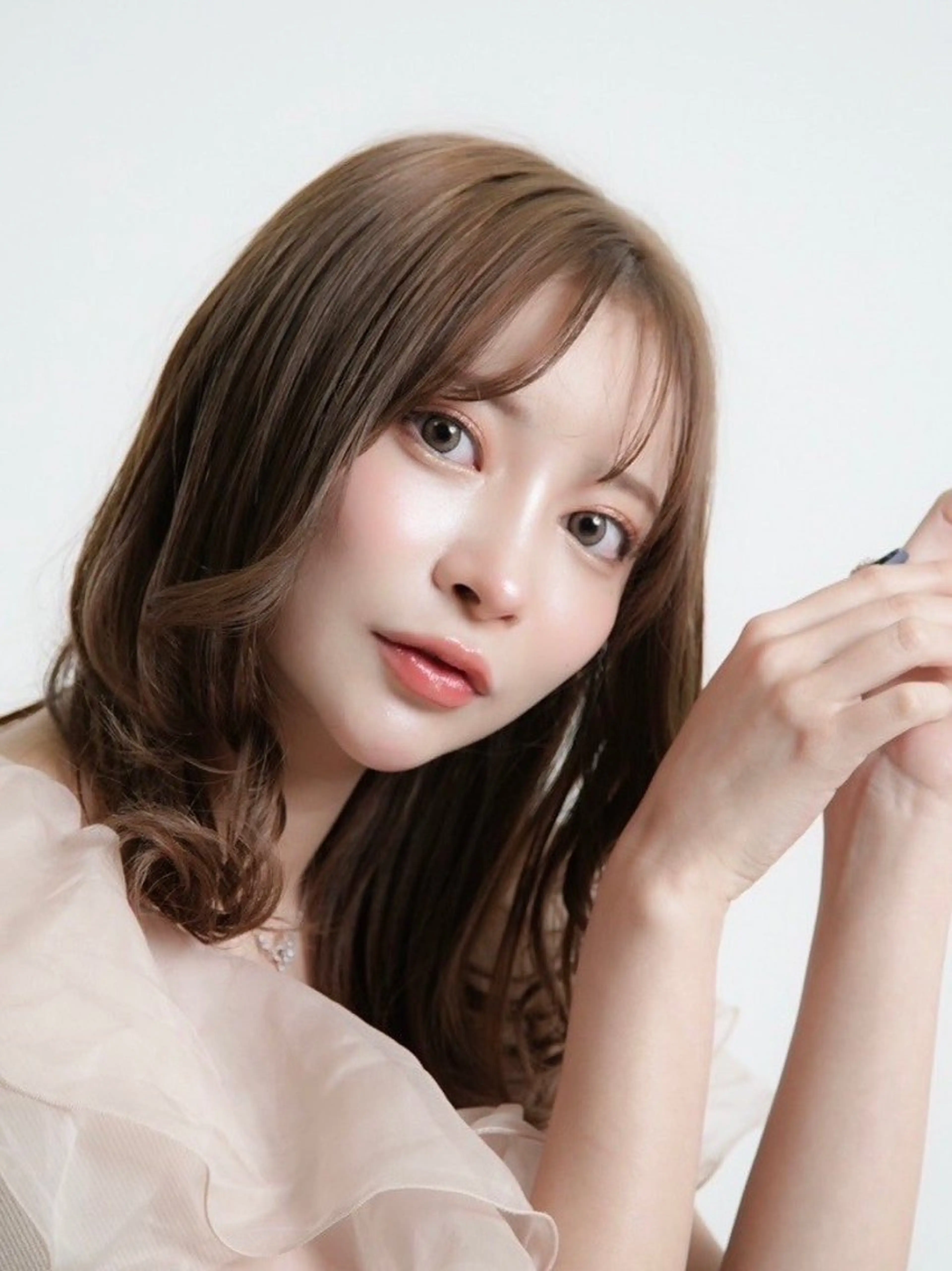 セミロング ヘアアレンジ 🪽メンズカット 店長Tomoki🪽のヘアスタイル