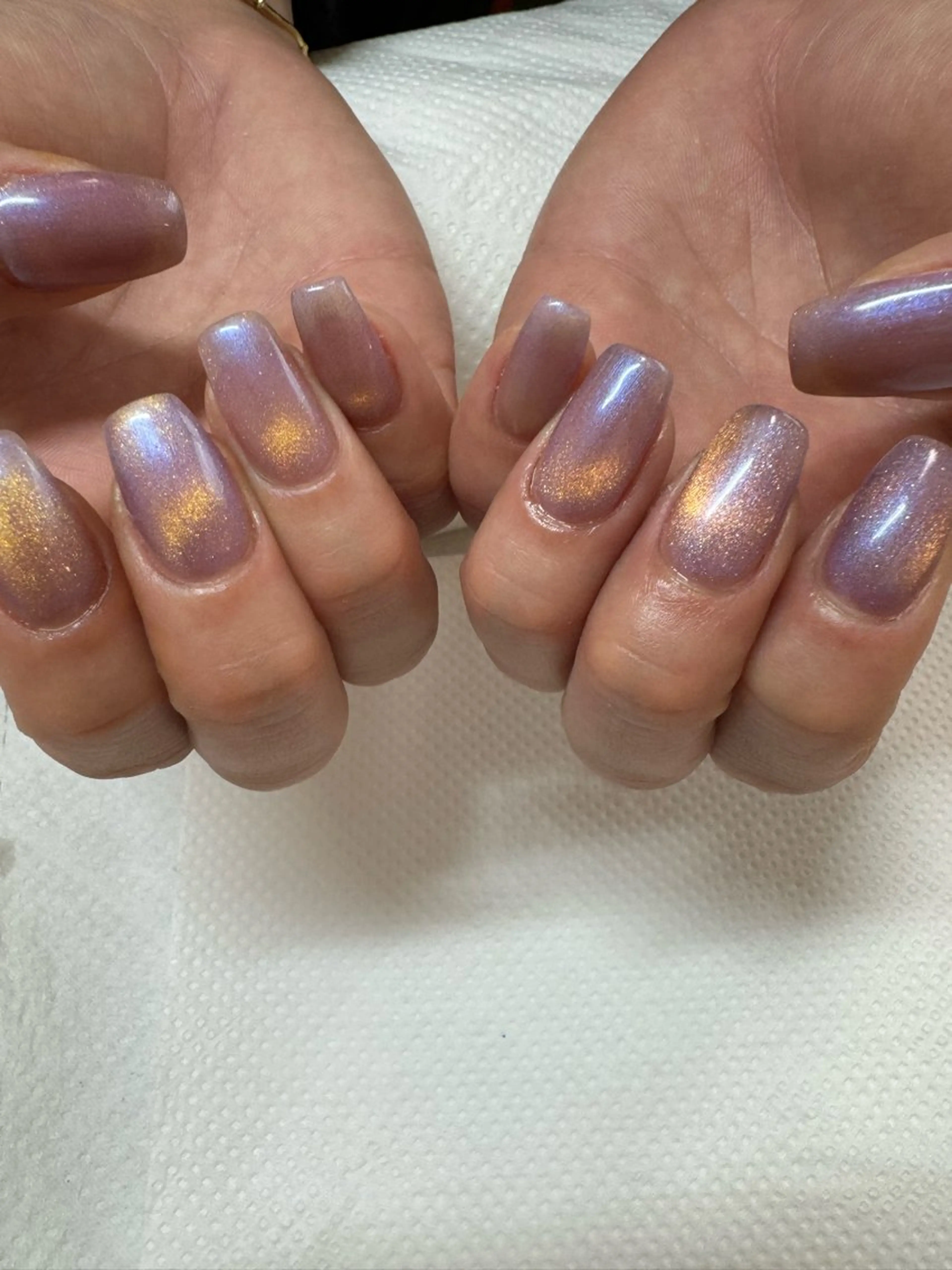 ネイル アートネイル フレンチネイル 韓国ネイル マグネットネイル 持ち込み ハンドネイル MH_ Nailのネイルデザイン
