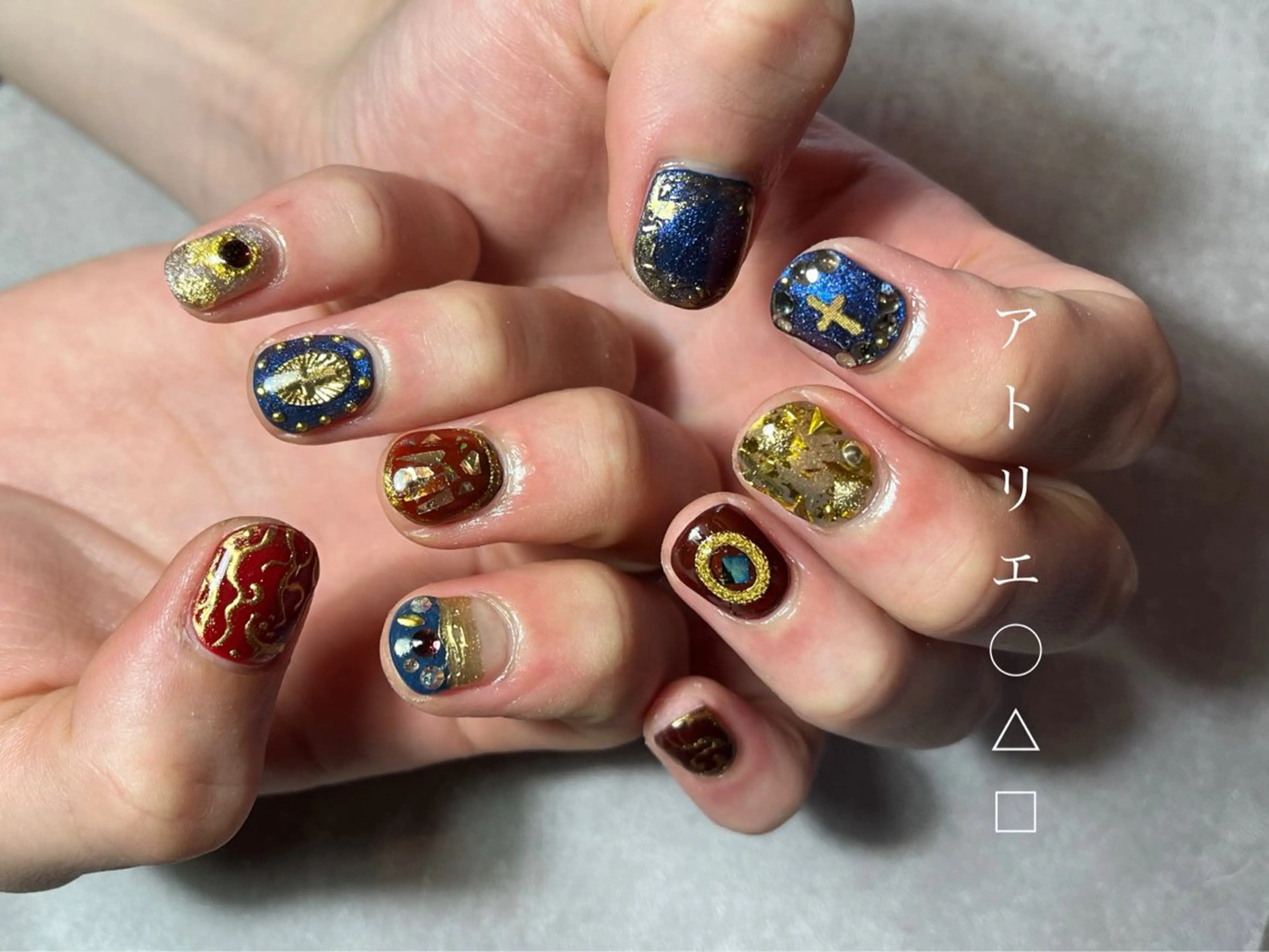 ネイル ハンドネイル アトリエ ○△□のネイルデザイン