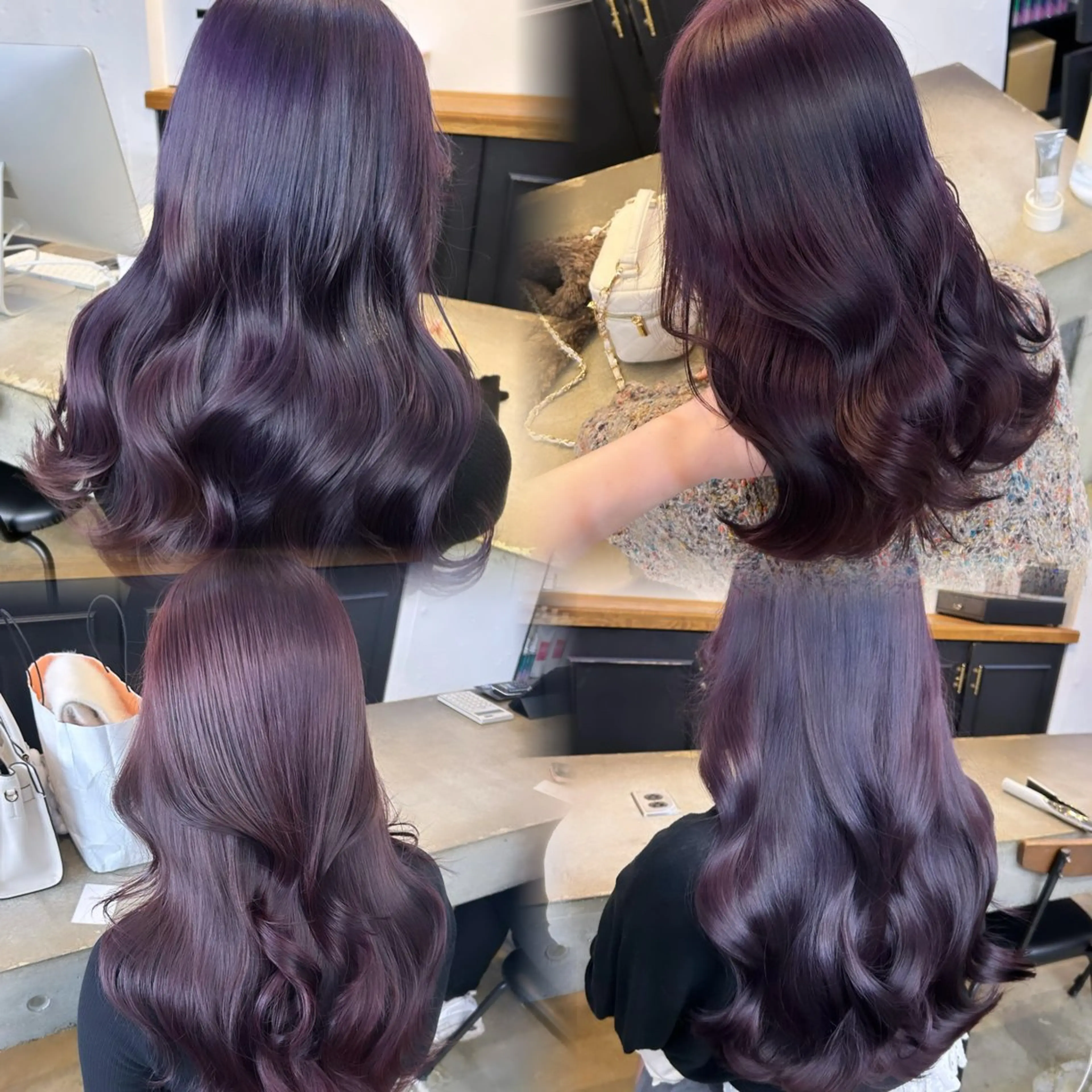 ♡🍑10月限定🍑♡【メンテナンスカット➕ダブルカラー➕トリートメント】の写真