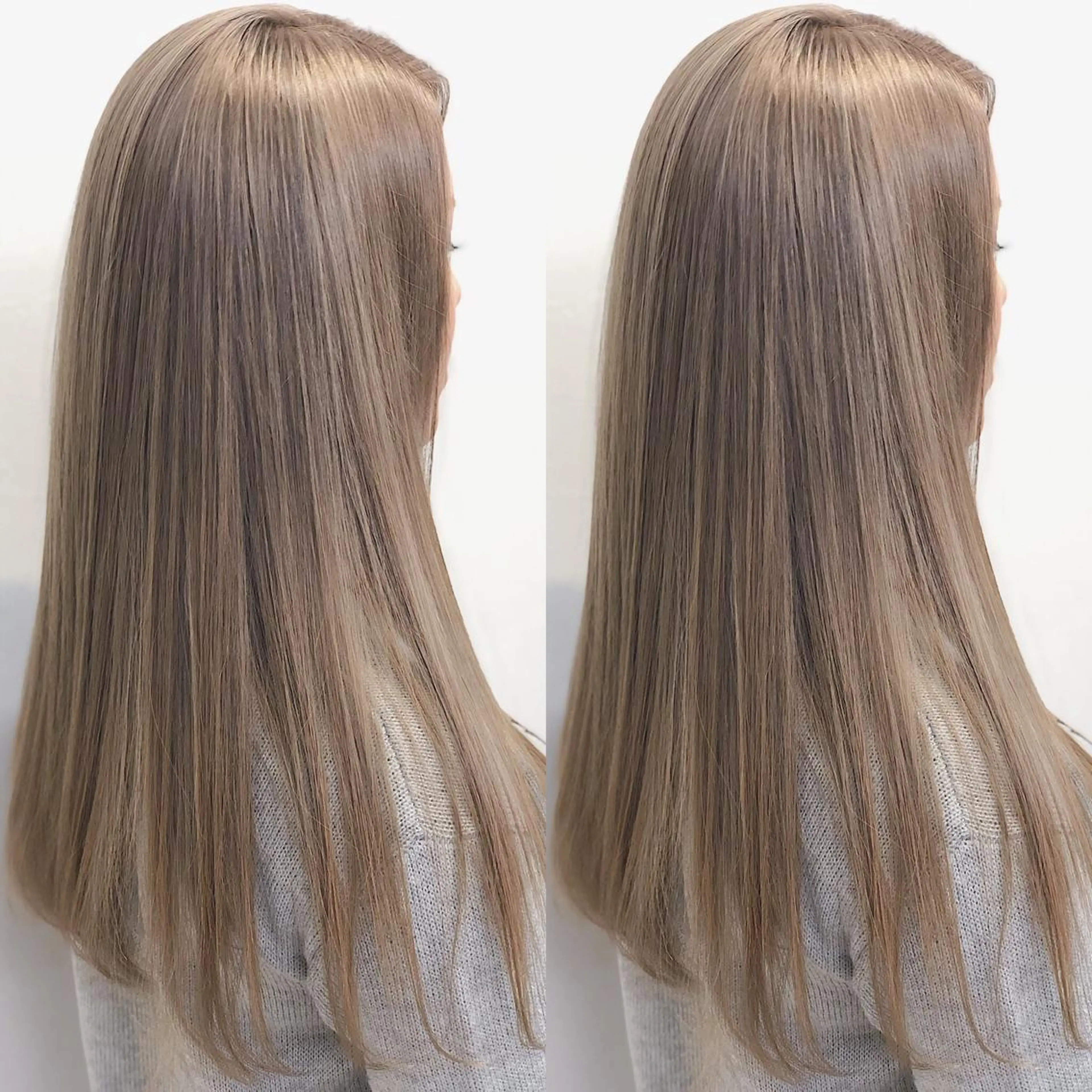 セミロング カラー ブリーチ ケアブリーチ TOTAL BEAUTY BREK 袋井店所属・BREK 袋井店のヘアスタイル