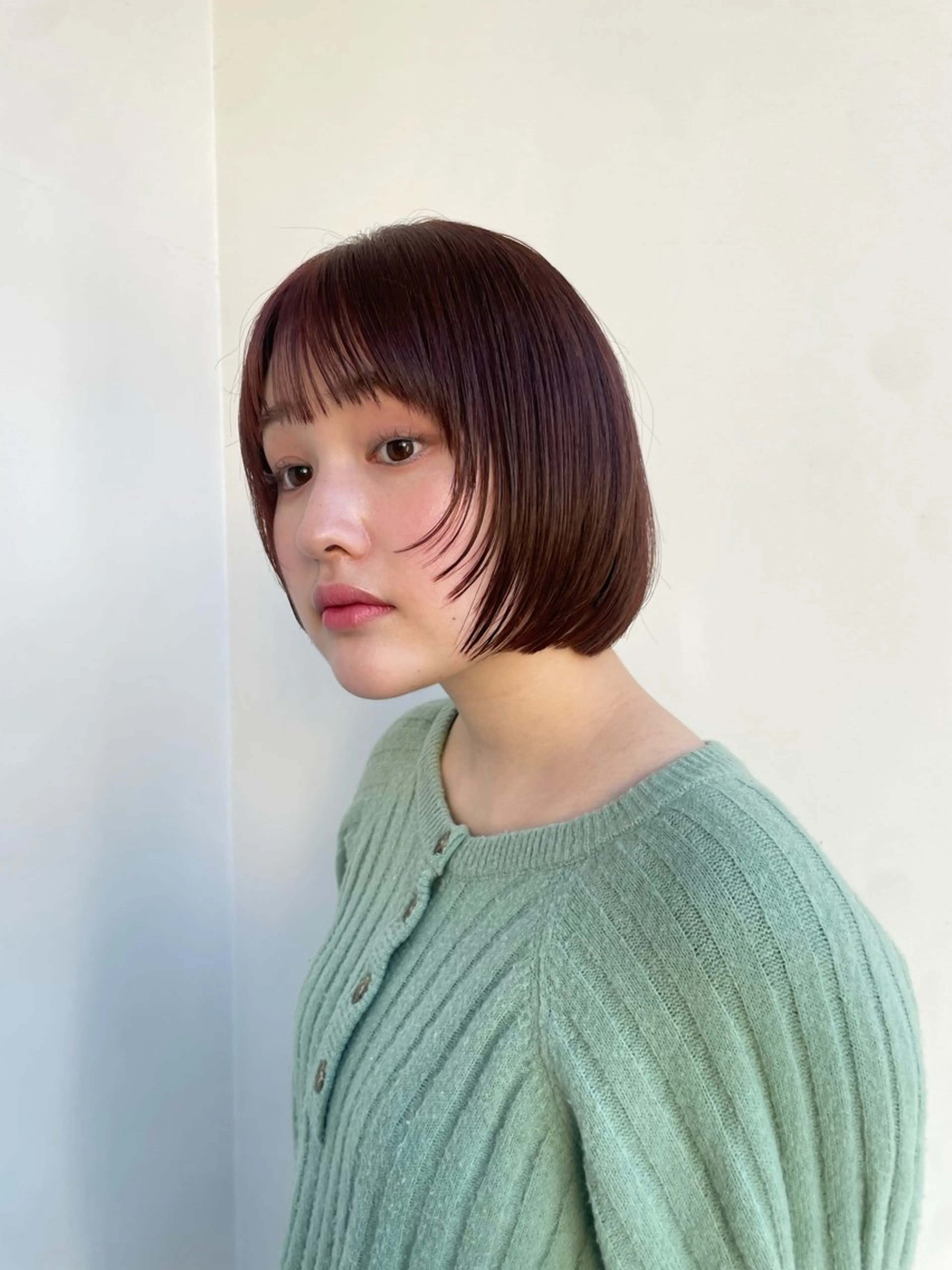 ショート 似合わせ/透明感 /レイヤー/りほ🤍のヘアスタイル