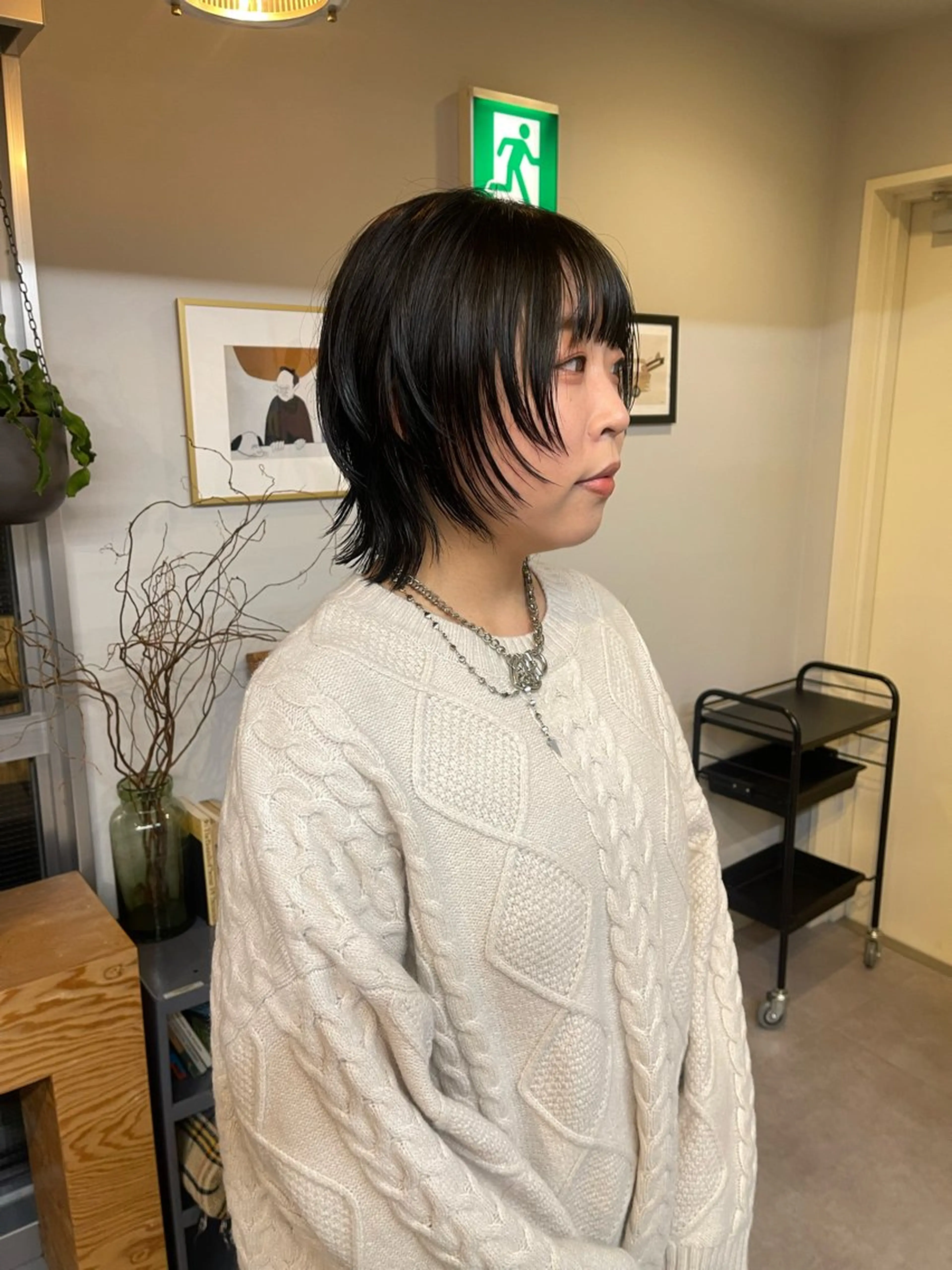 ショート カラー ボブレイヤー ボブ レイヤーカット ウルフカット MEY HAIR / CURLYS所属・✅ボブ/パーマ/ 表参道/KENTA✅のヘアスタイル