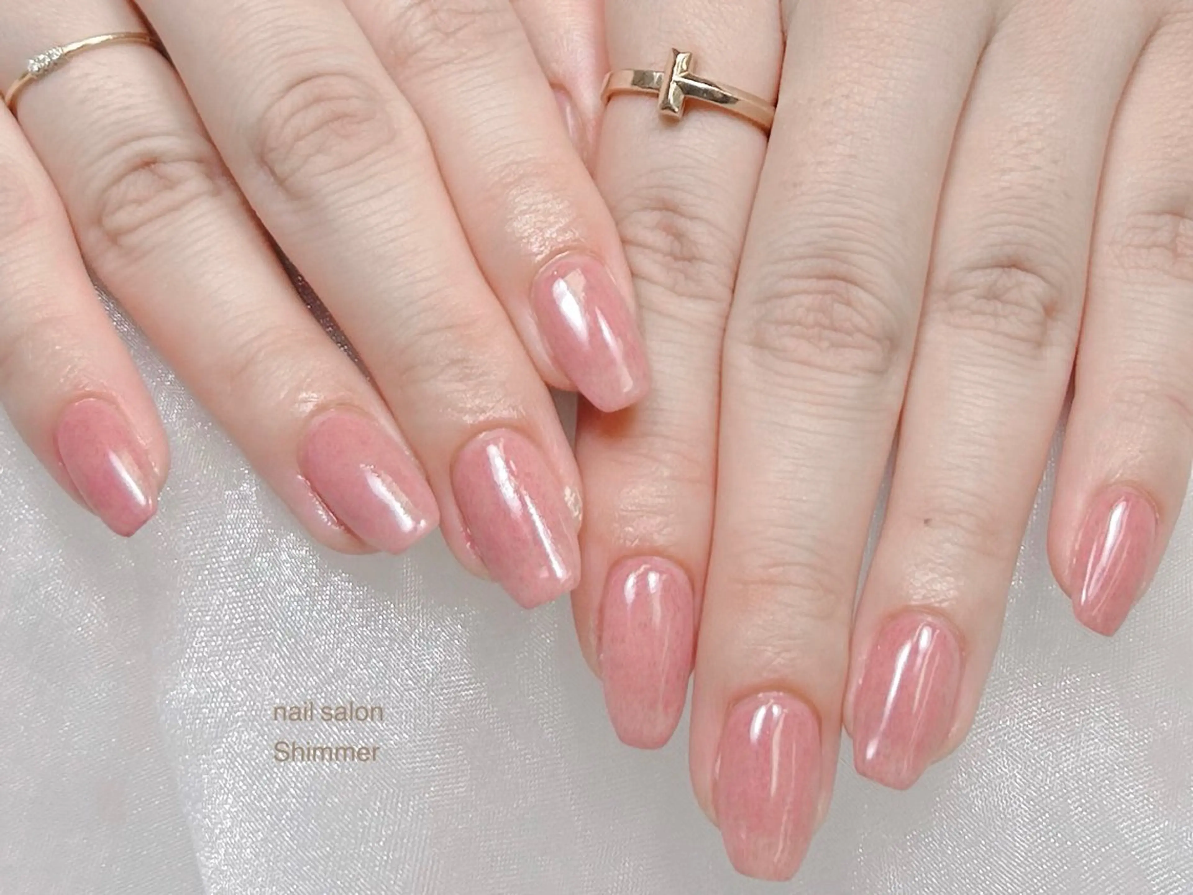 ネイル ハンドネイル Shimmer Risaのネイルデザイン